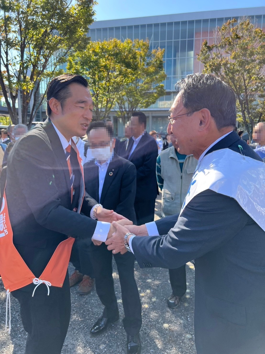友党・自由民主党公認の深澤陽一候補（静岡４区）の応援演説を行いました