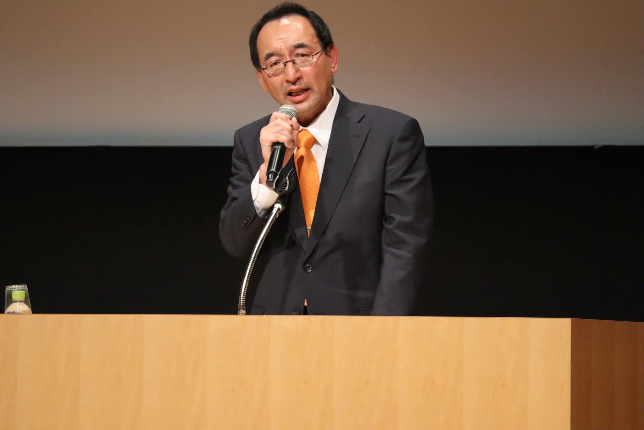 清水マリナートで公明党の時局講演会が開催！