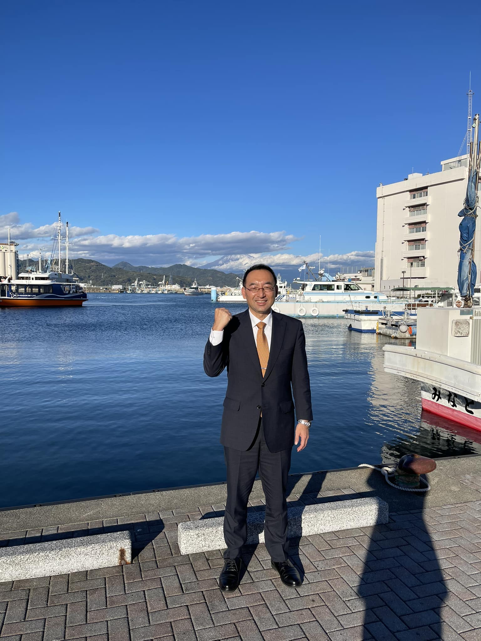 静岡市内でご挨拶