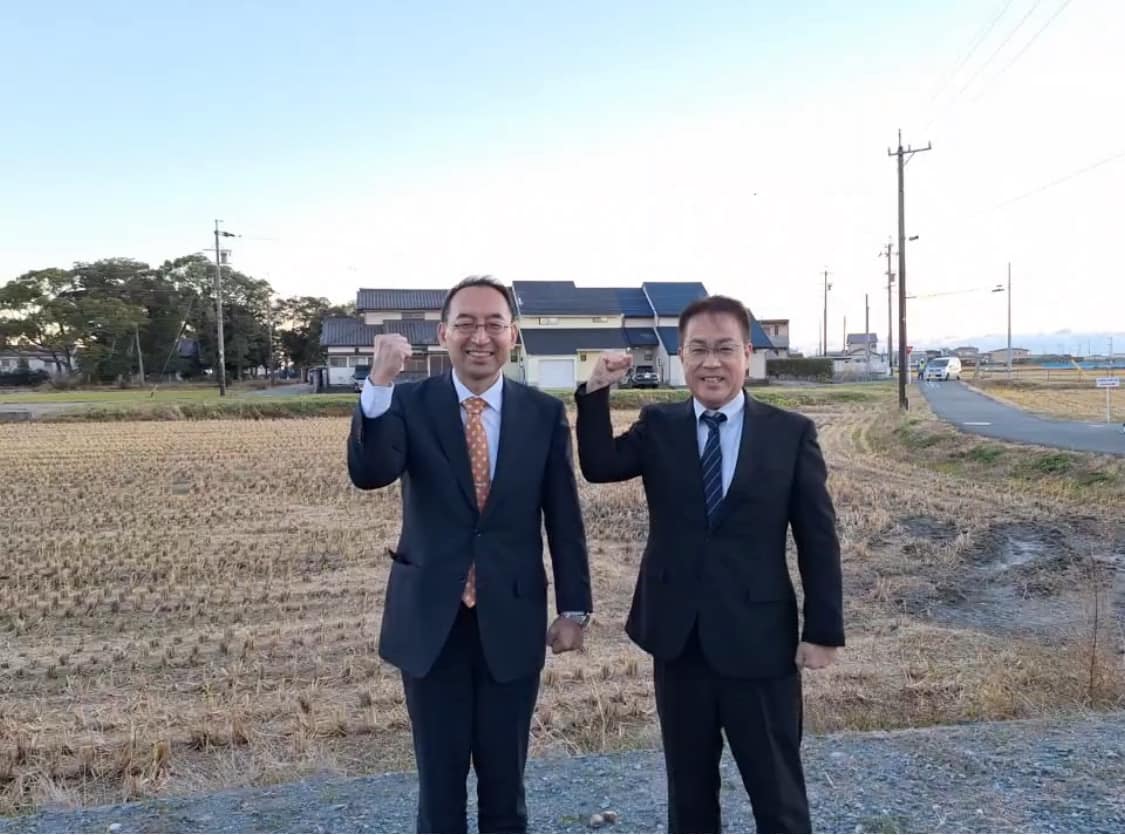 牧之原市、掛川市、磐田市内を回る