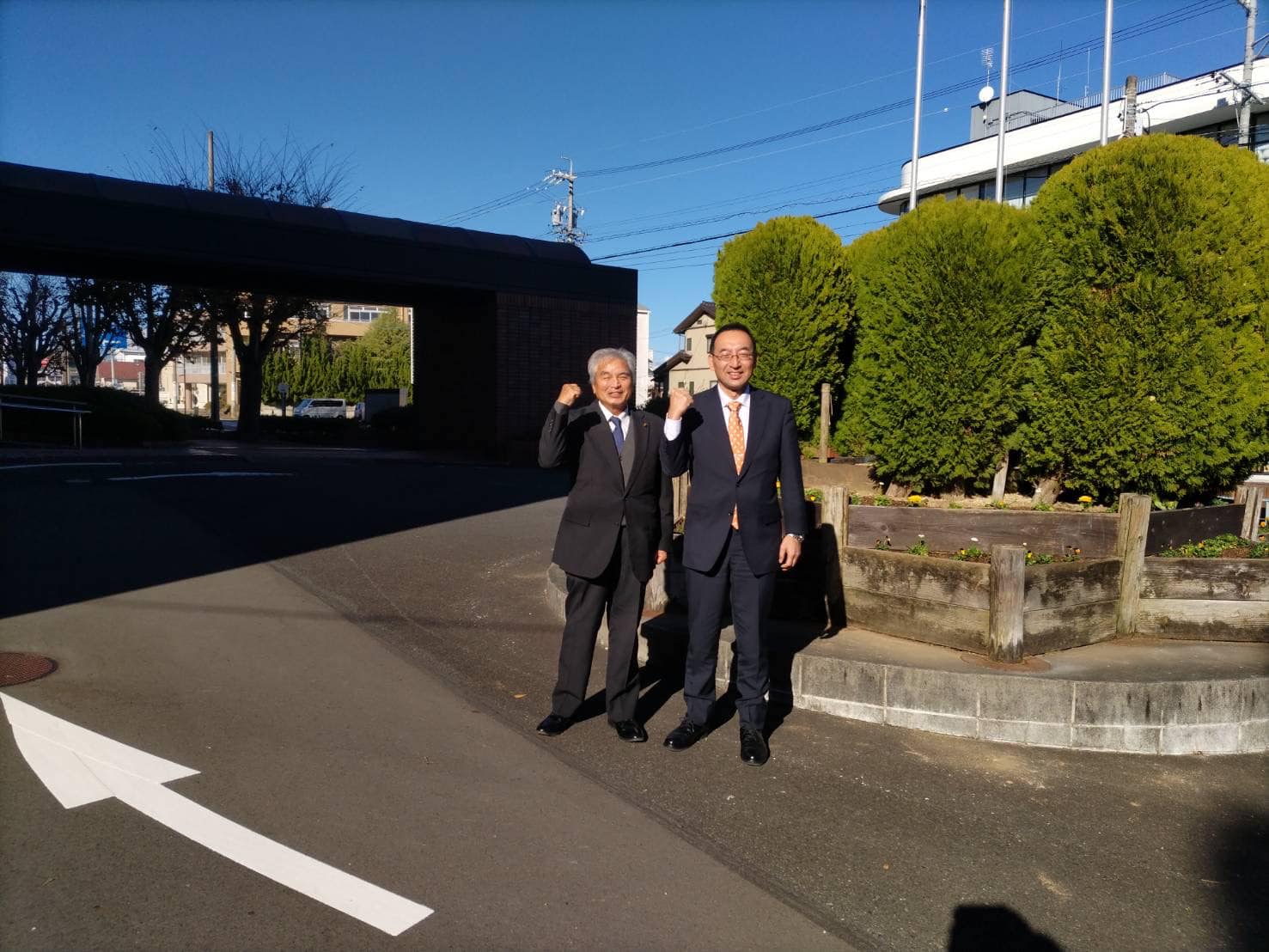 牧之原市、掛川市、磐田市内を回る