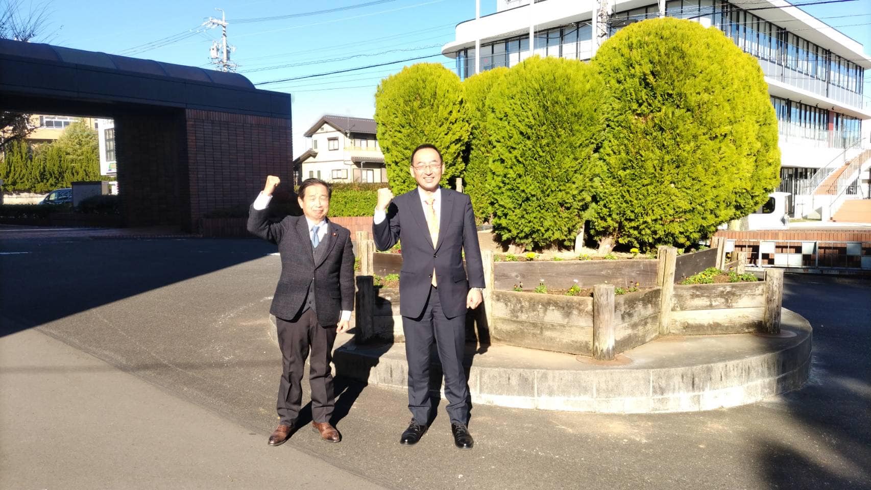 牧之原市、掛川市、磐田市内を回る