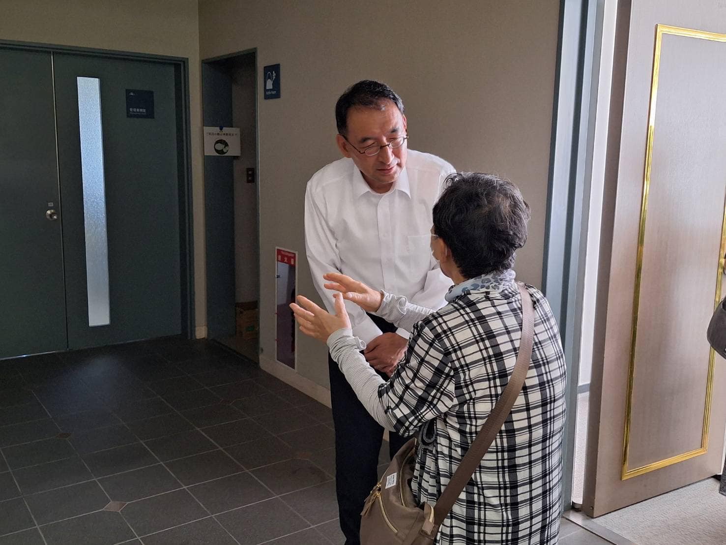 掛川市の支部会でご挨拶