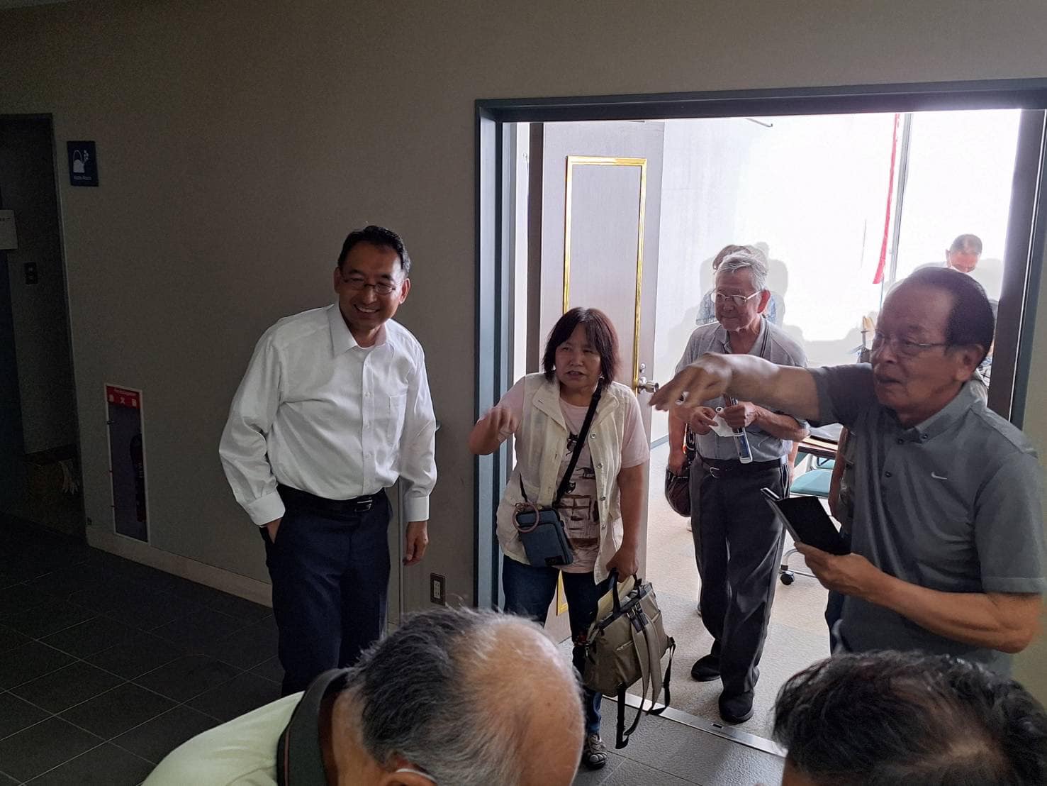 掛川市の支部会でご挨拶