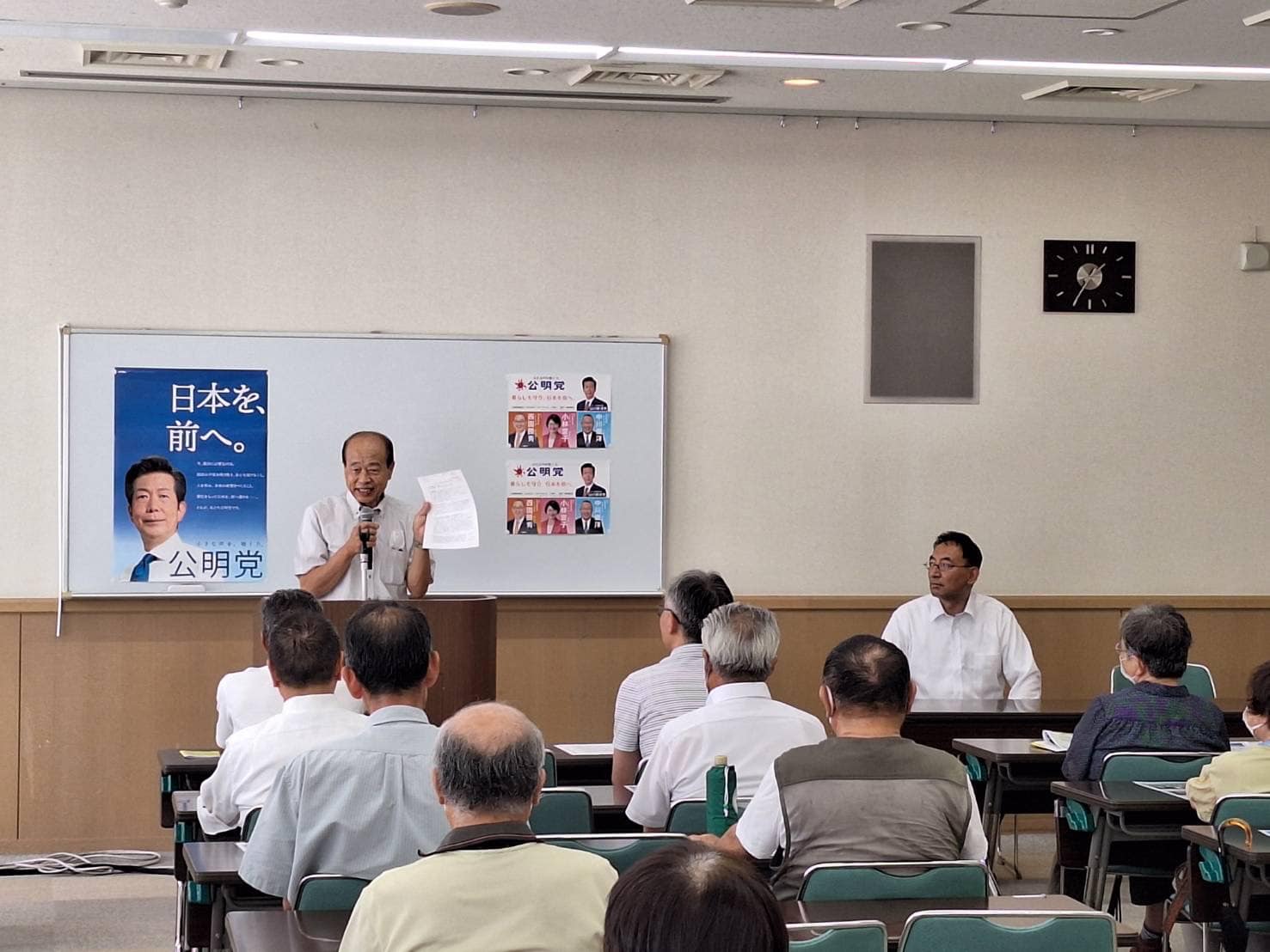 掛川市の支部会でご挨拶