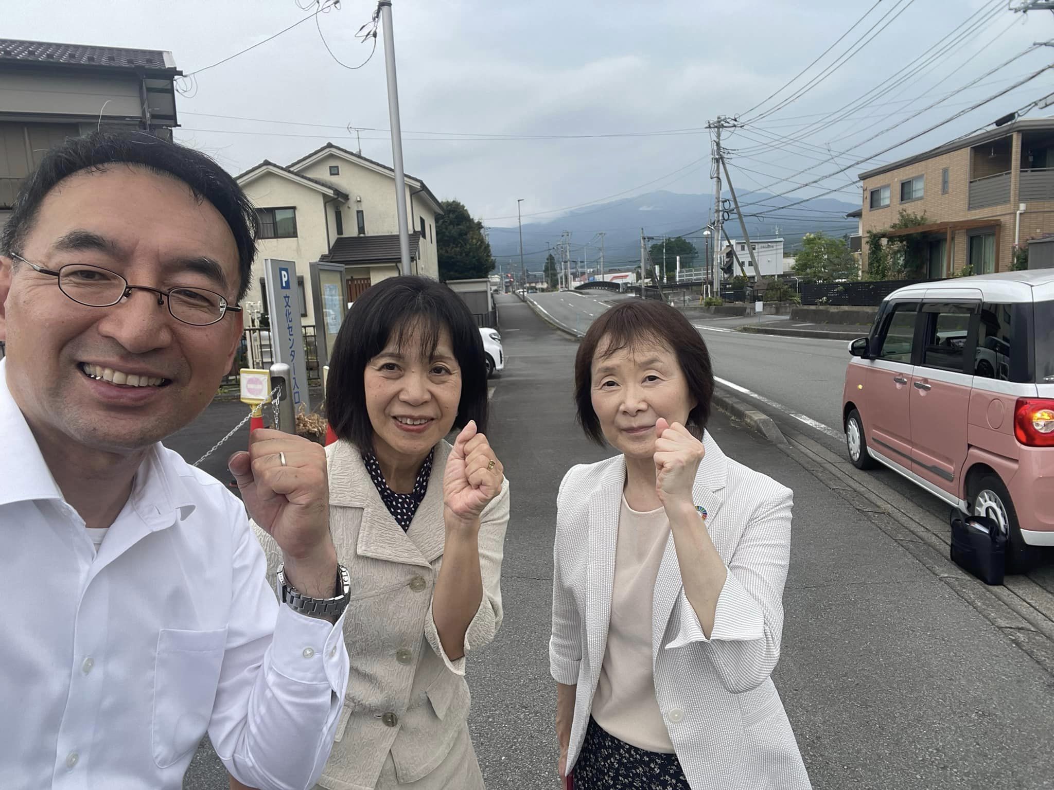 小山町、御殿場市、裾野市を回る