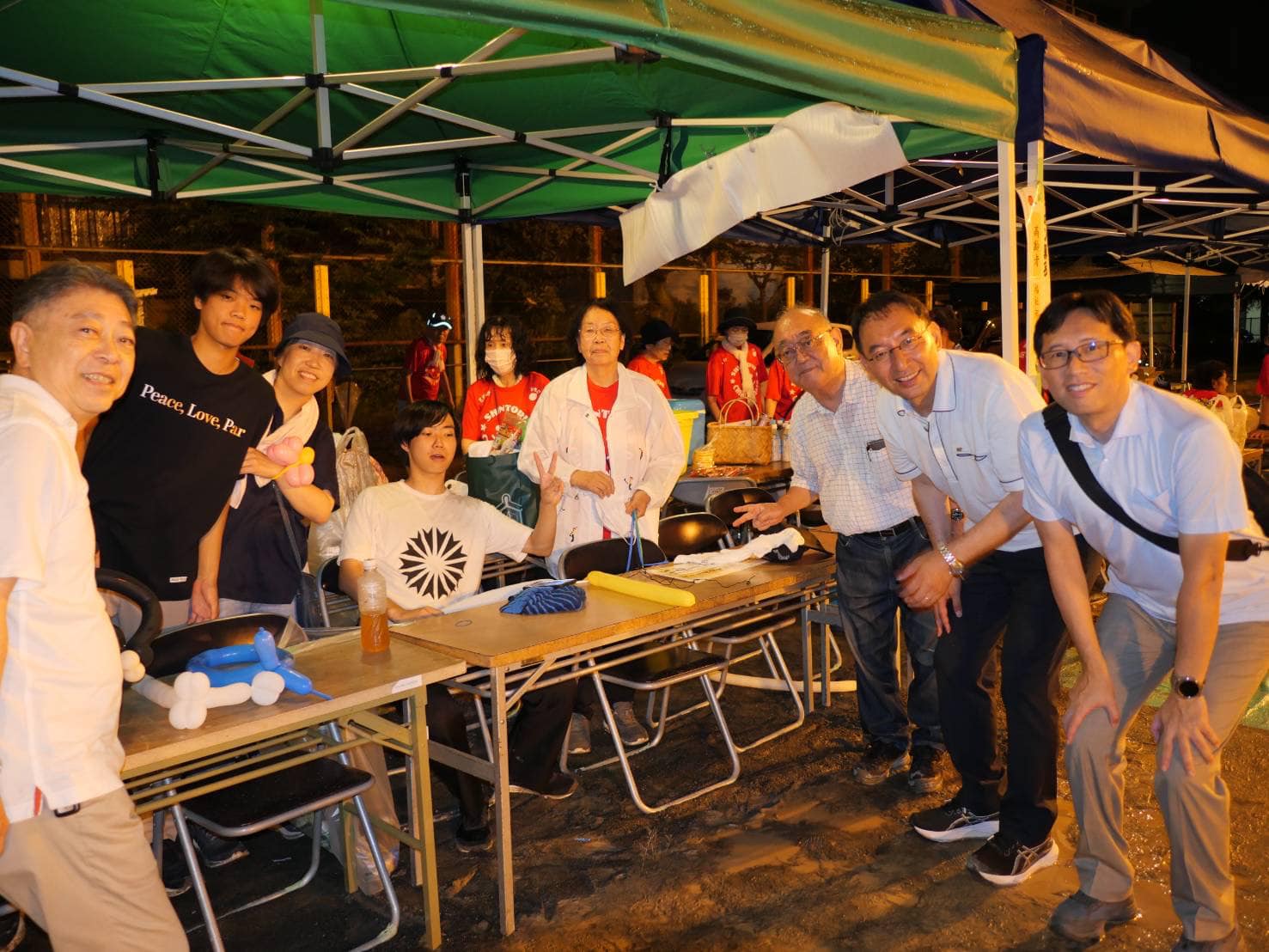 静岡市内の夏祭りに参加