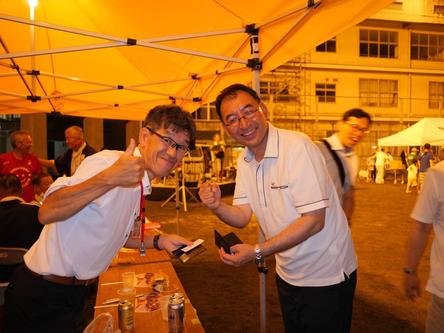 静岡市内の夏祭りに参加