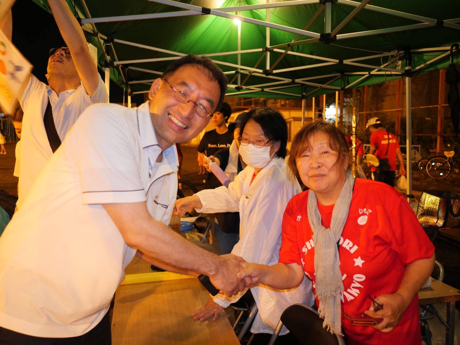 静岡市内の夏祭りに参加