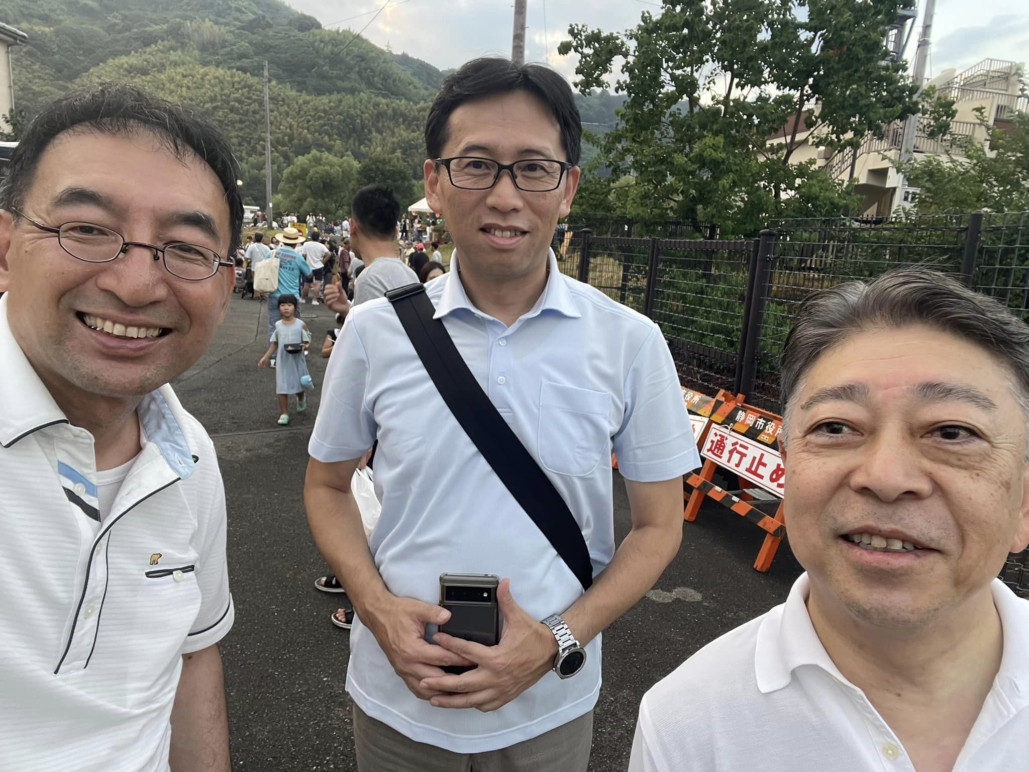 静岡市内の夏祭りに参加