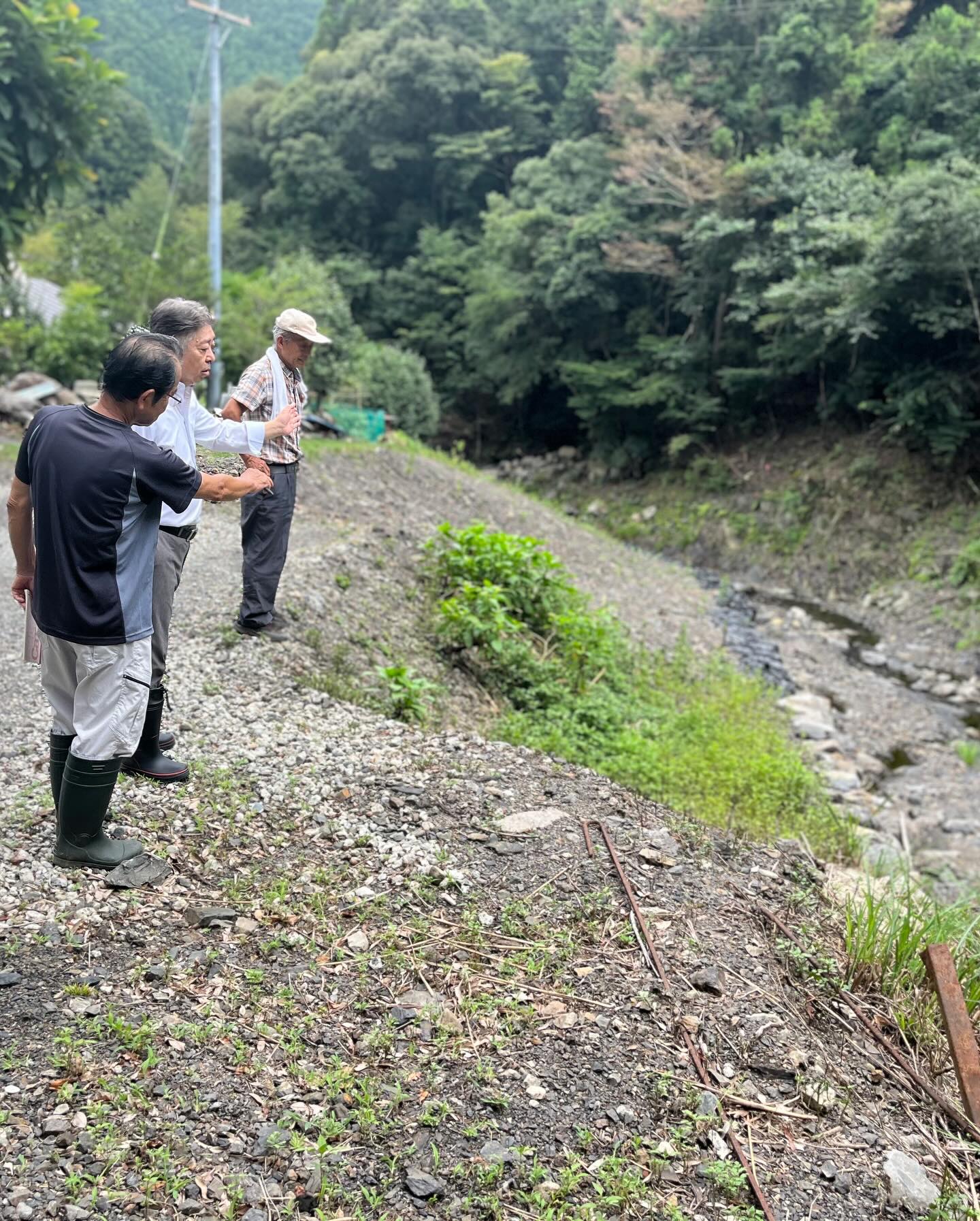 静岡市葵区井川地区でご挨拶