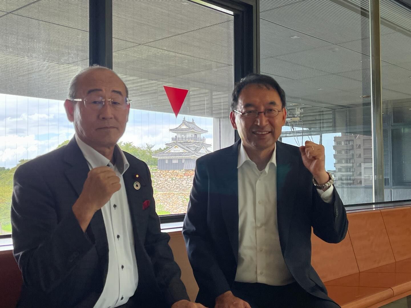 黒田豊 市議と一緒に浜松市を回りました