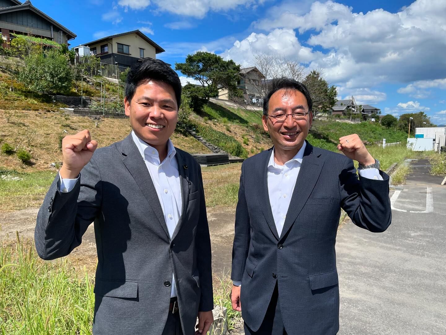 岐阜県の 澄川寿之 県議と一緒に企業訪問