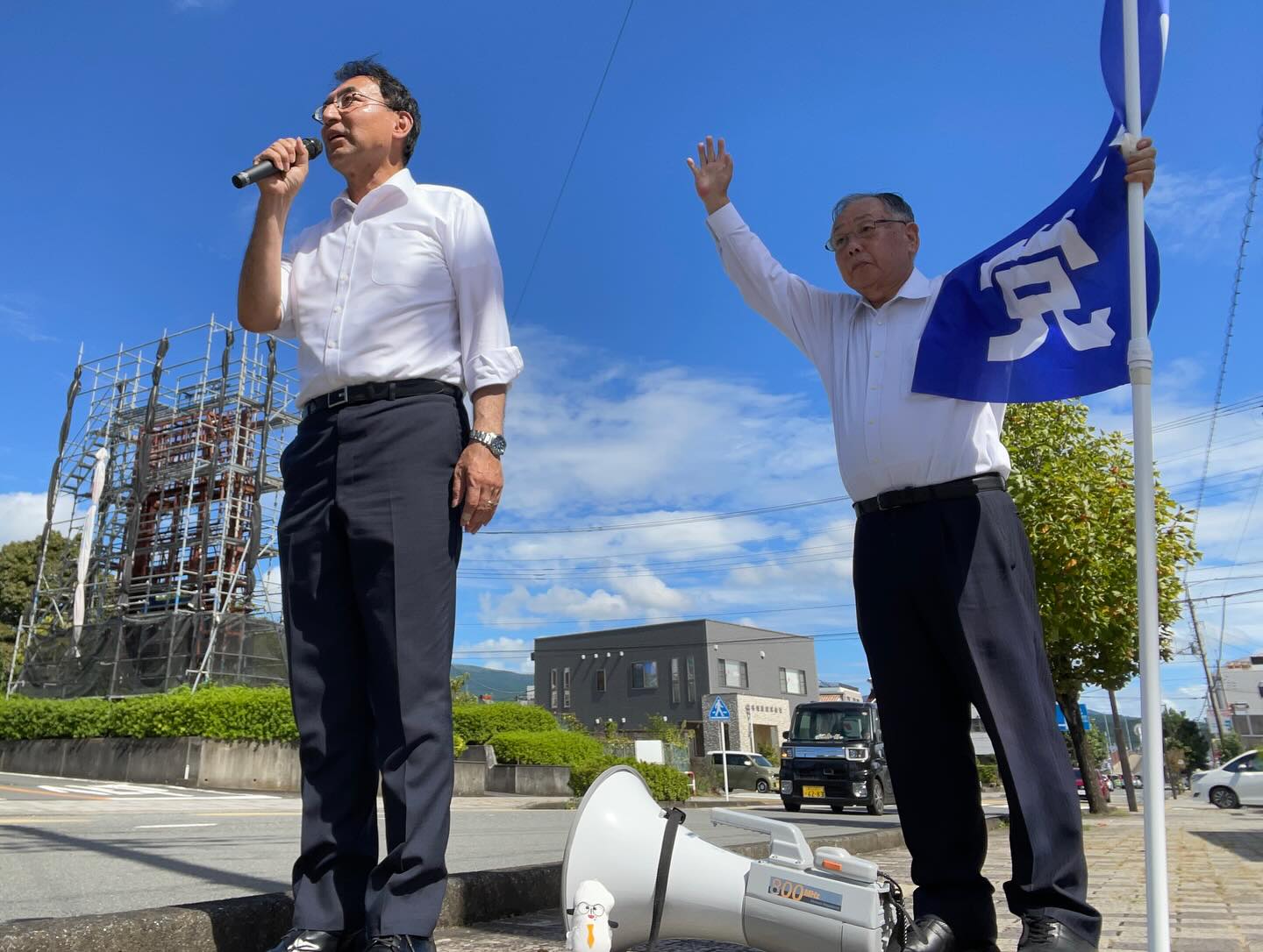 富士市、富士宮市、裾野市、御殿場市で街頭演説