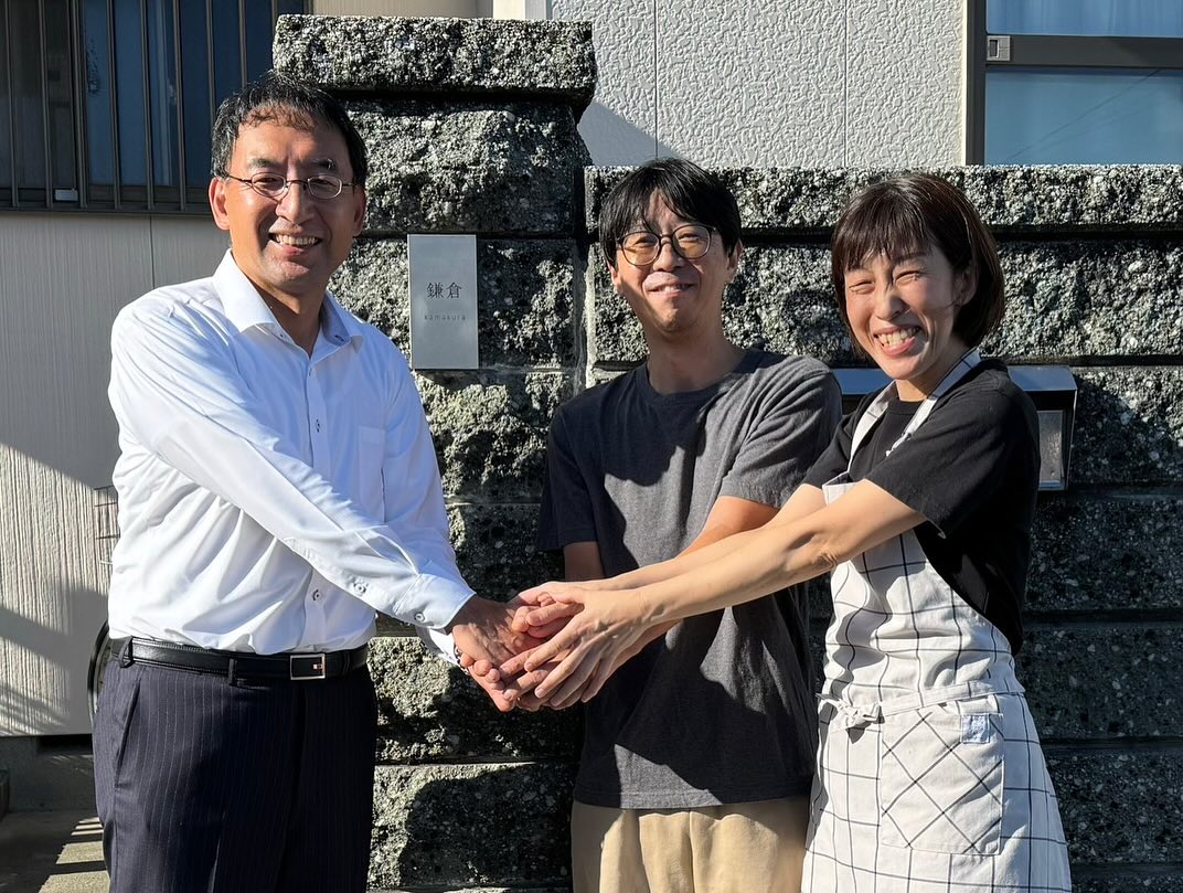 鈴木喜文市議、江塚学市議と共に磐田市内を訪問し、多くの方々から公明党へのご支援を賜りました