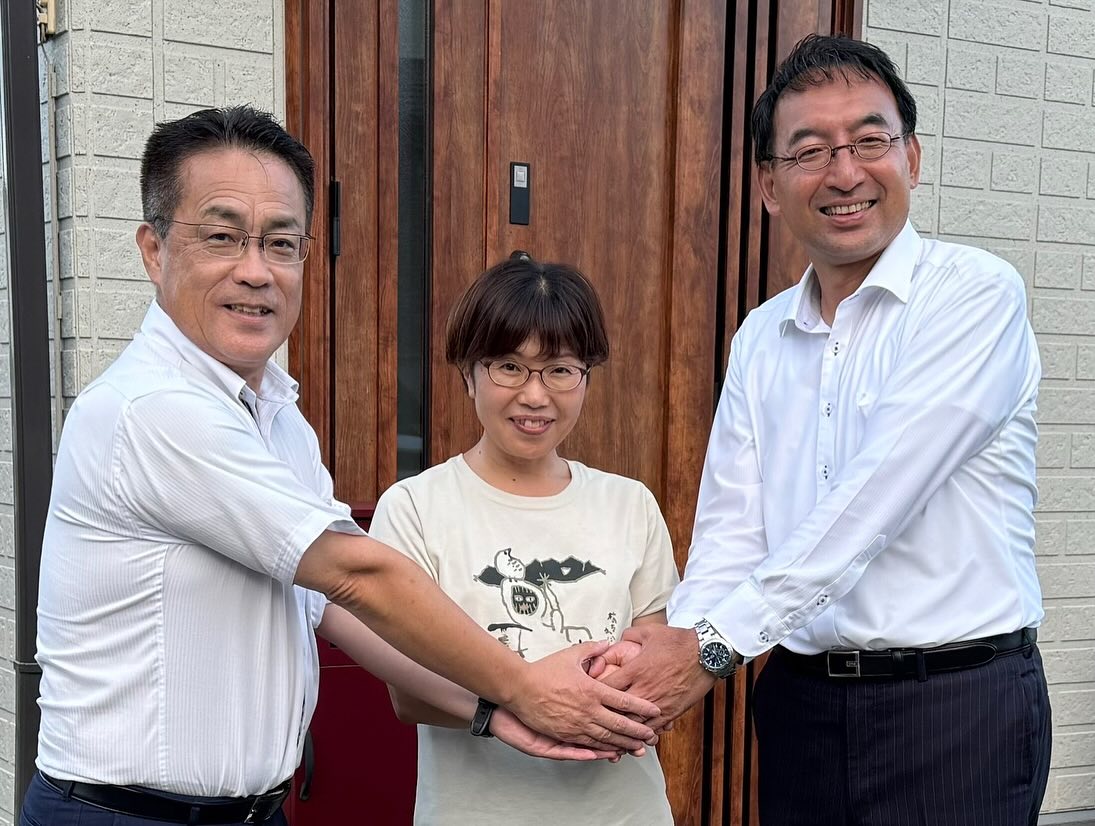 鈴木喜文市議、江塚学市議と共に磐田市内を訪問し、多くの方々から公明党へのご支援を賜りました