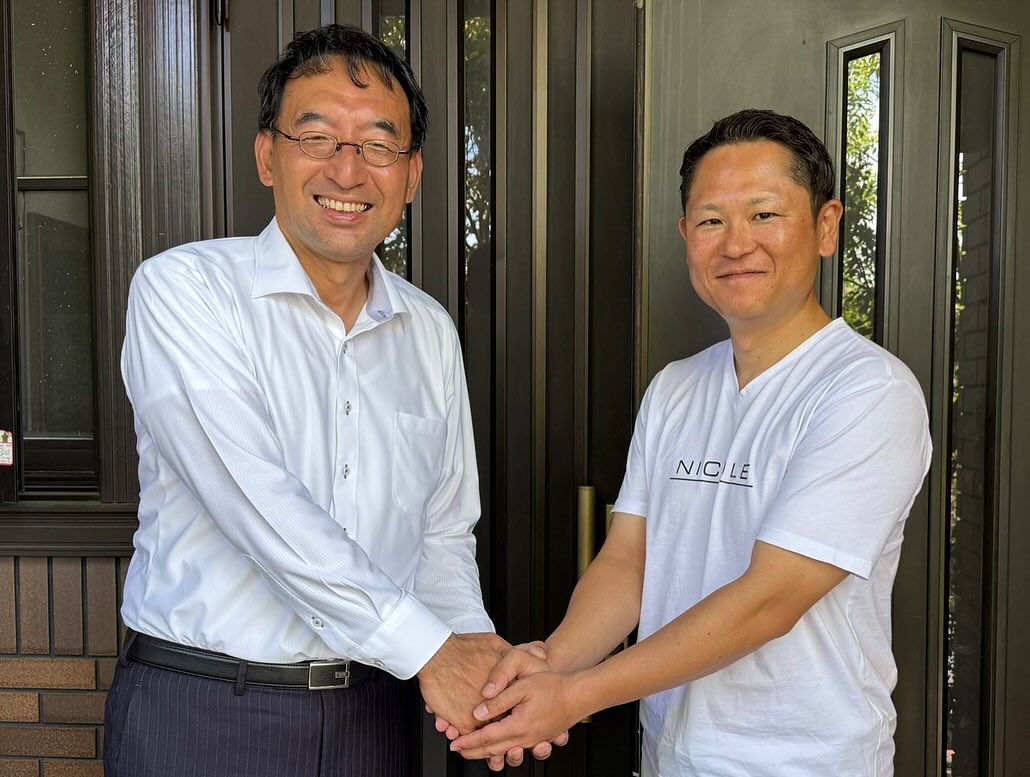 鈴木喜文市議、江塚学市議と共に磐田市内を訪問し、多くの方々から公明党へのご支援を賜りました