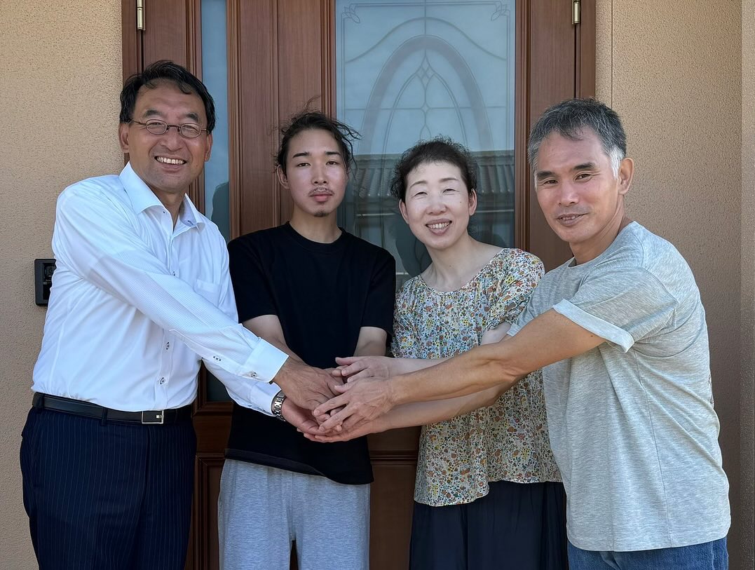 鈴木喜文市議、江塚学市議と共に磐田市内を訪問し、多くの方々から公明党へのご支援を賜りました