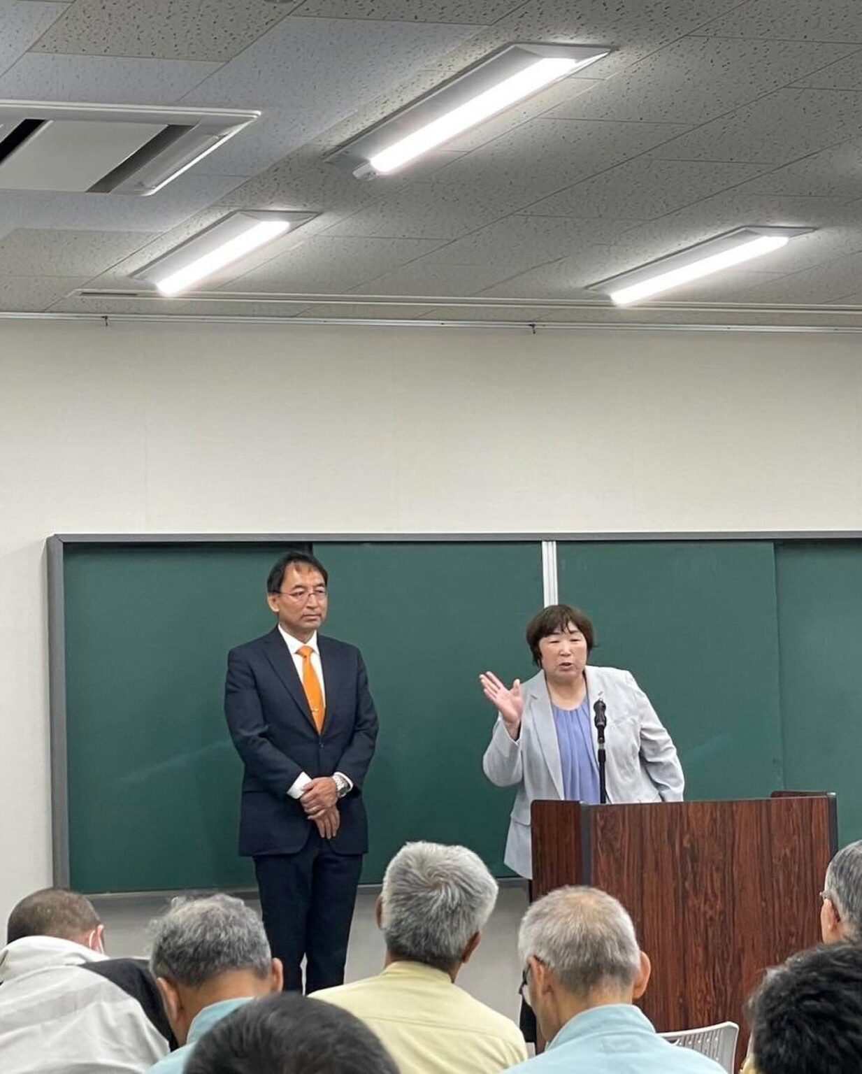 辻史子 市議と一緒に田原市を回りました