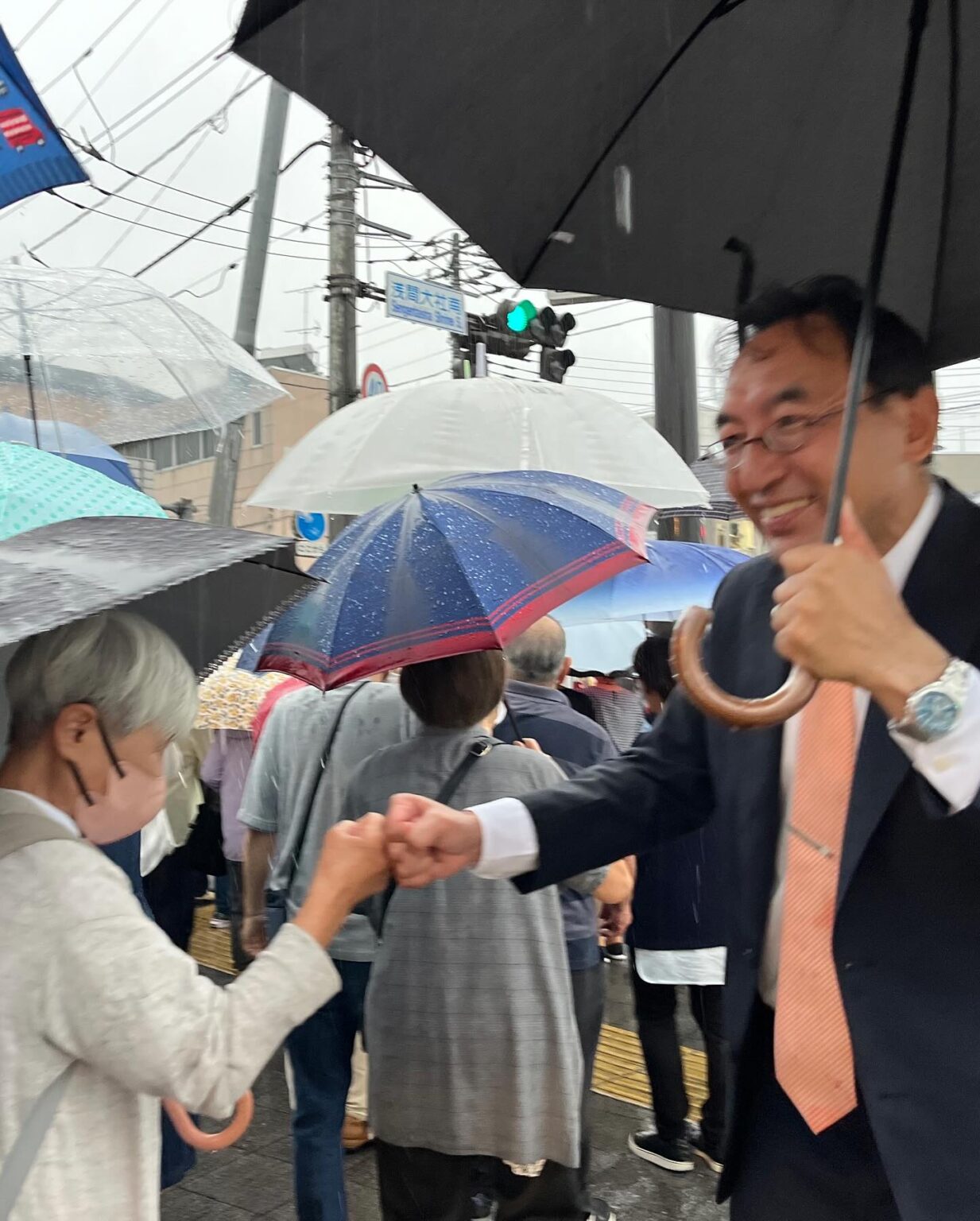 木内満 県会議員 深澤陽一 衆院議員、三浦信祐 公明党選挙対策委員長から力強い応挨