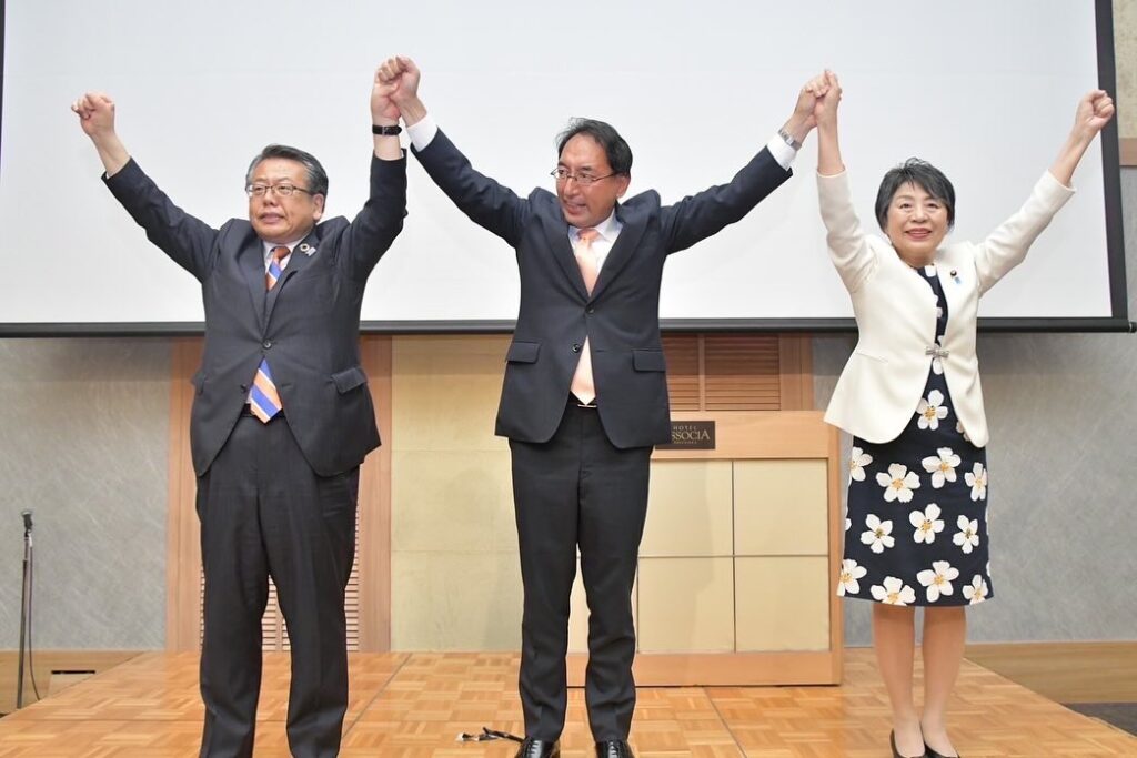 前外務大臣の上川陽子衆院議員より、力強いエールを賜りました