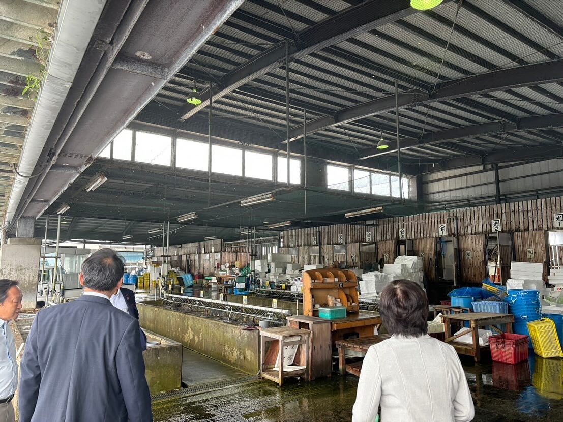 浜名漁協の渥美組合長から、舞阪漁港の様々な課題を伺いました