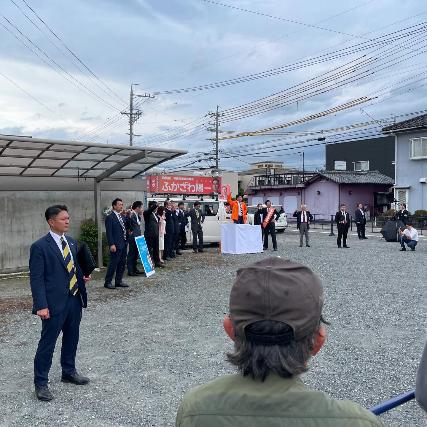 自由民主党公認「深澤陽一」候補（静岡4区）の応援演説を行いました