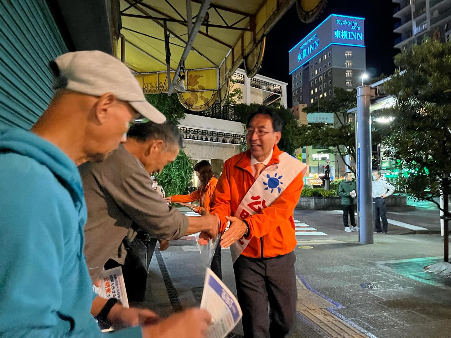 静岡市清水区で街頭演説