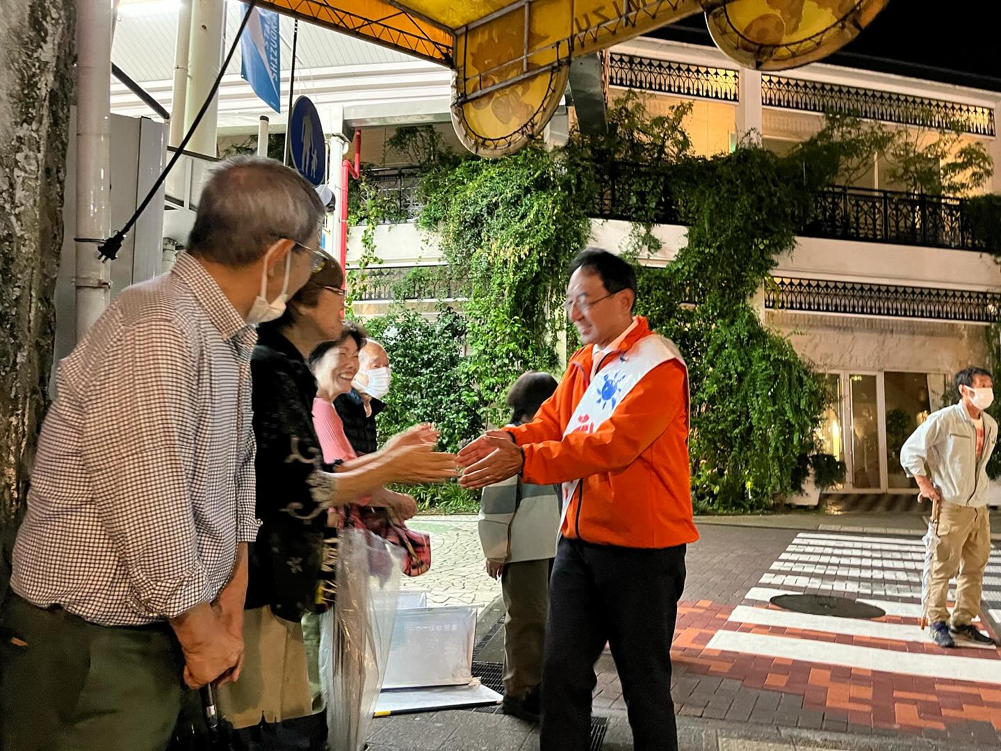 静岡市清水区で街頭演説