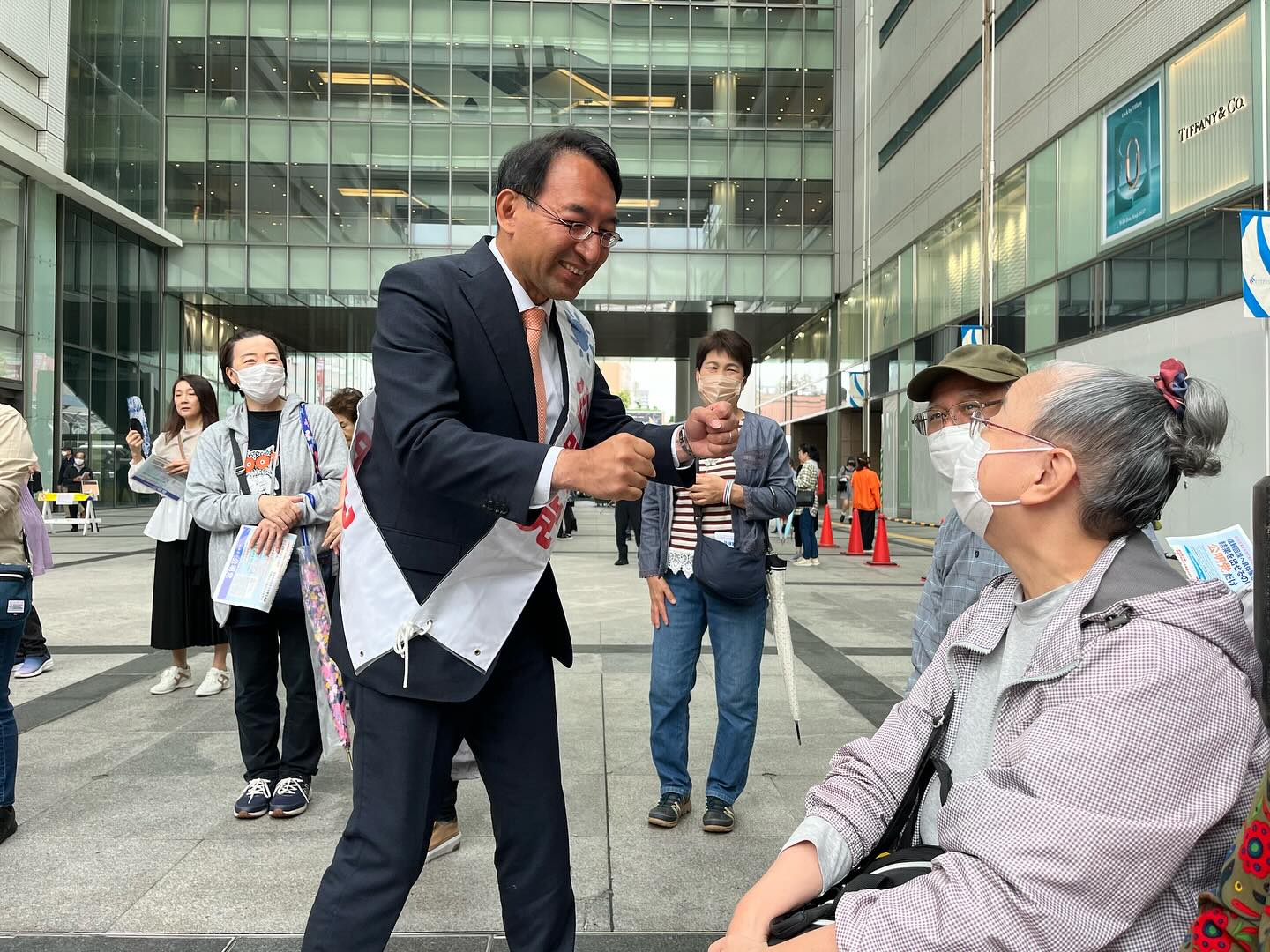 浜松市で街頭演説