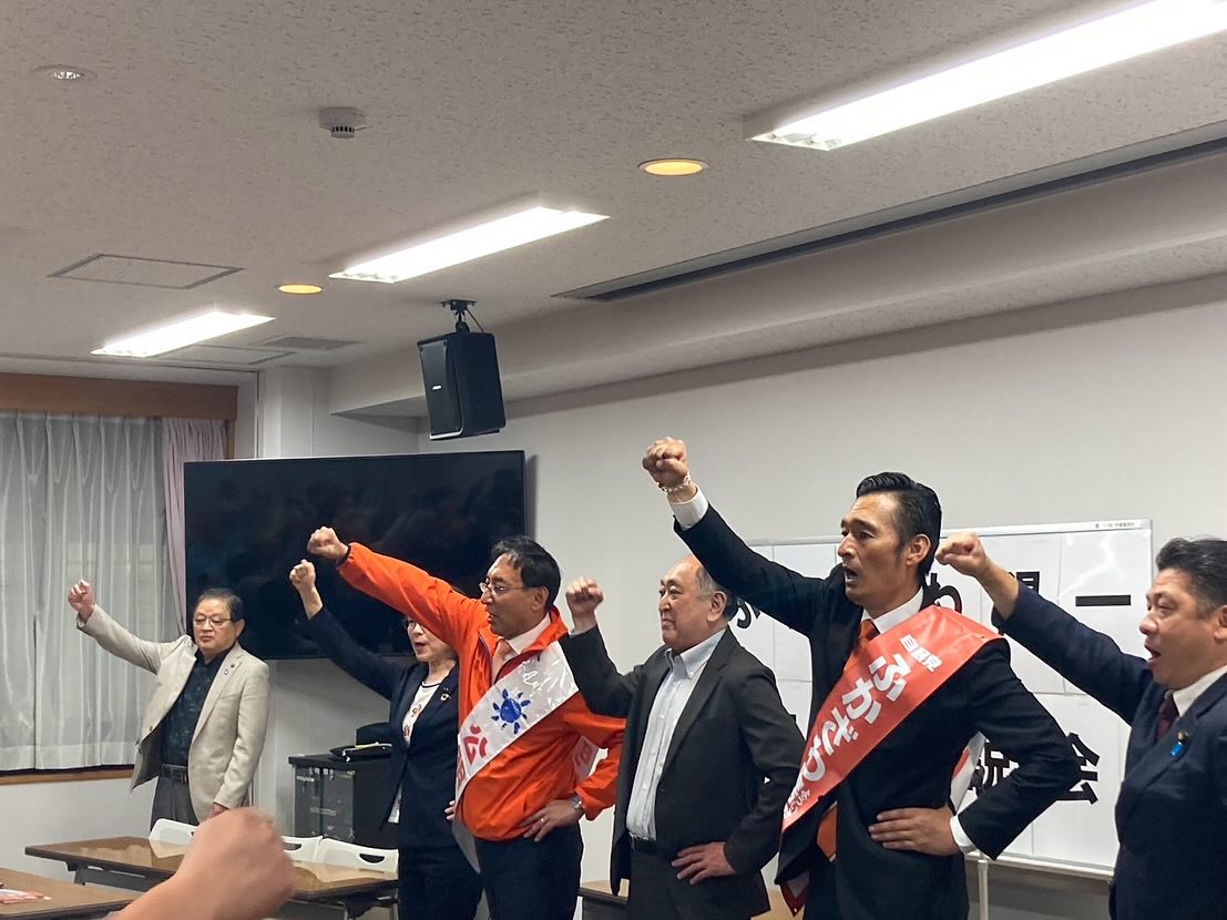 小選挙区（静岡4区）のふかざわ陽一 候補の応援演説
