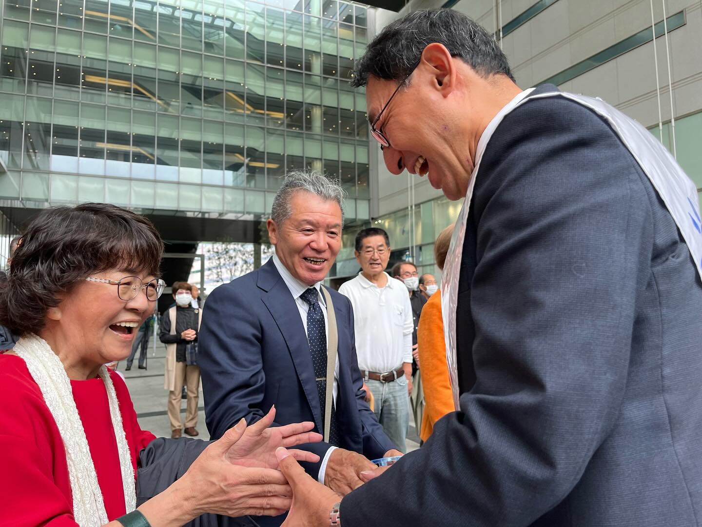 浜松市で街頭演説