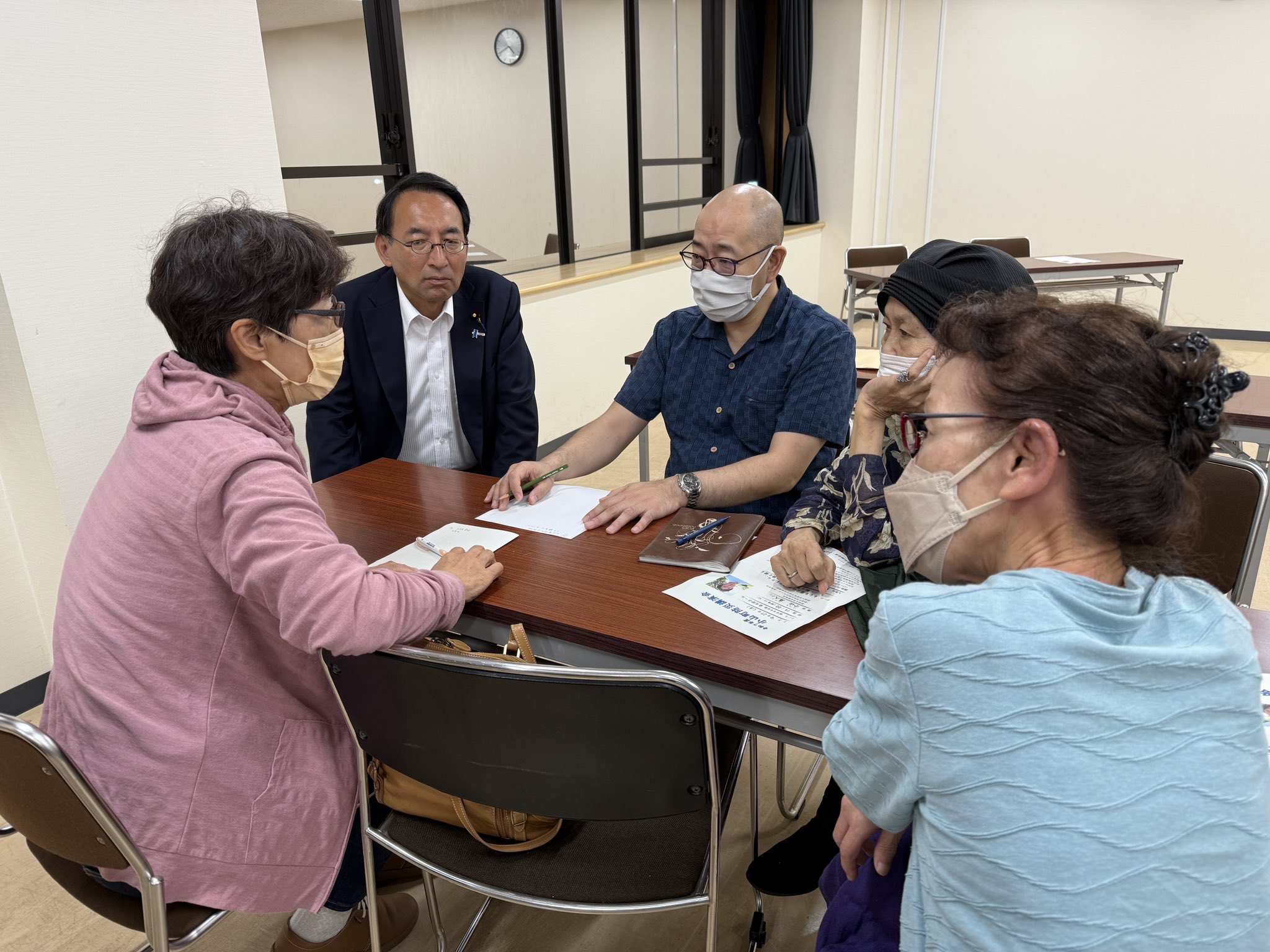 公明党小山町支部会に石原和美町議とともに出席