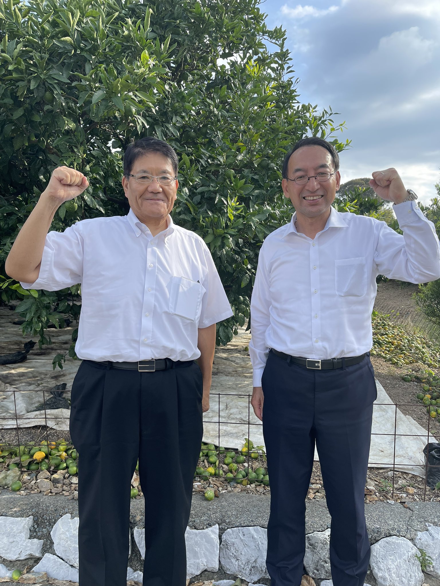 公明党の松下正行市議とともに、浜松市中央区（旧西区）や浜名区で