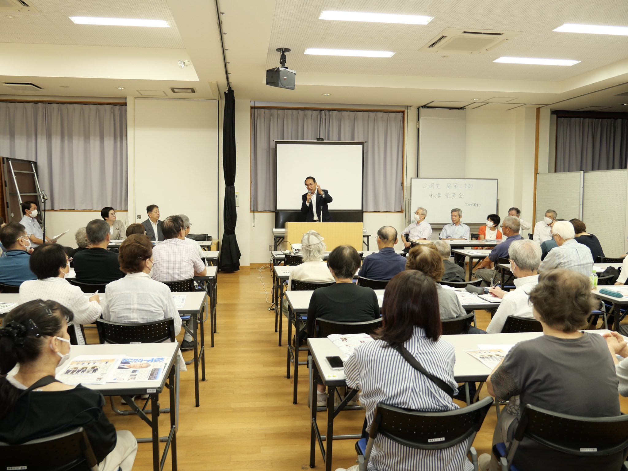 公明党静岡市葵第二支部の党員会が盛大に開催