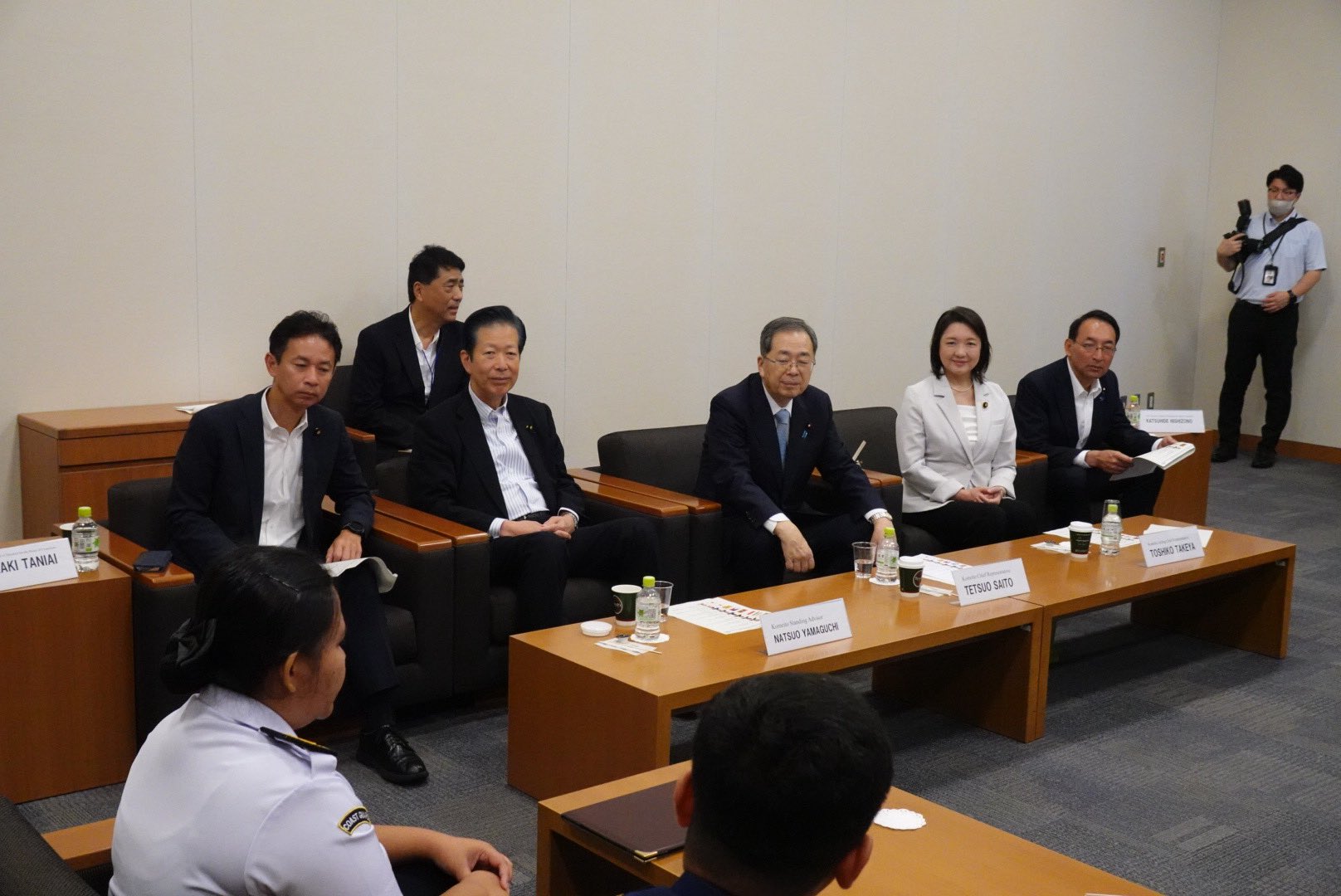 海上保安政策プログラム第10期生の皆様から表敬訪問