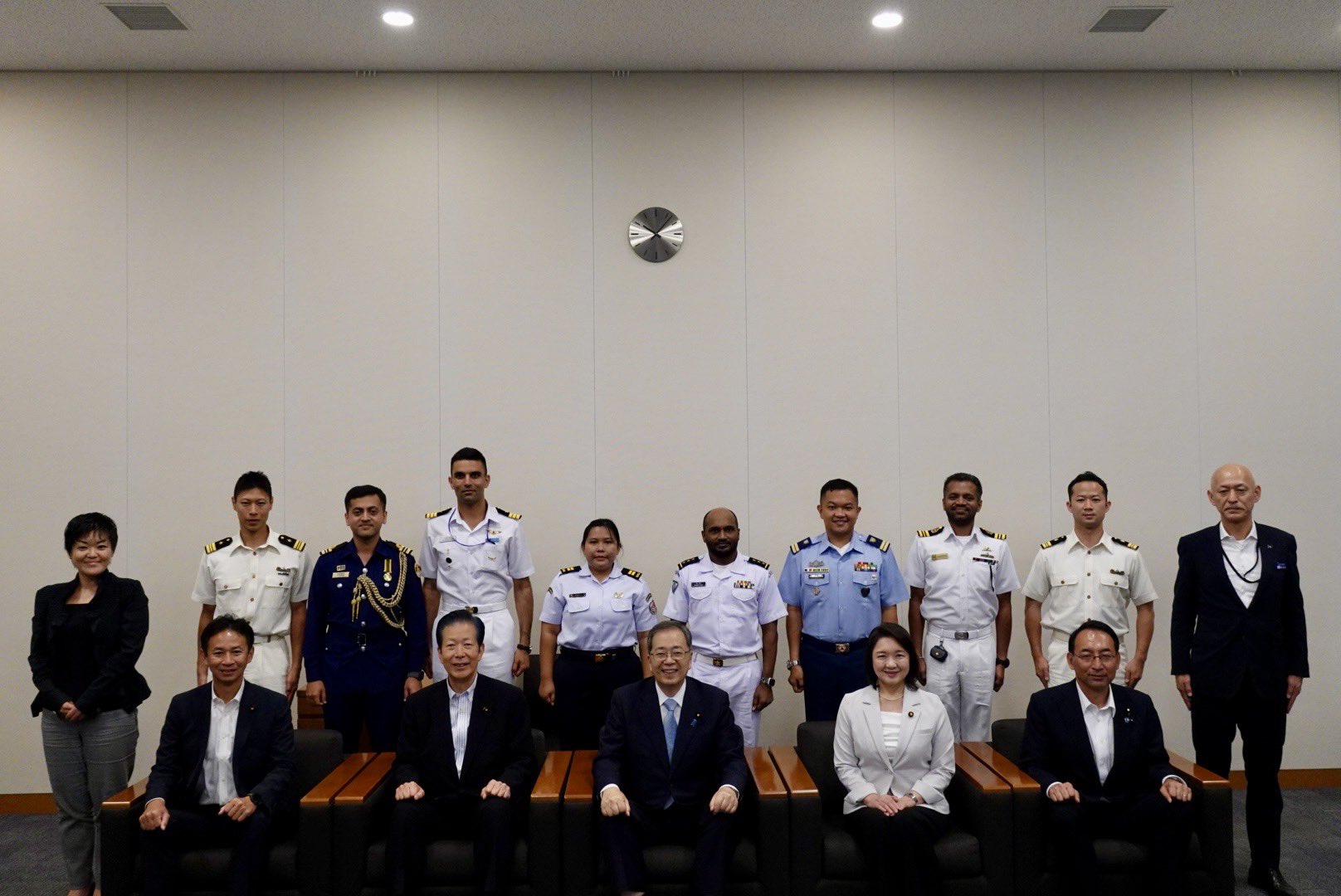 海上保安政策プログラム第10期生の皆様から表敬訪問