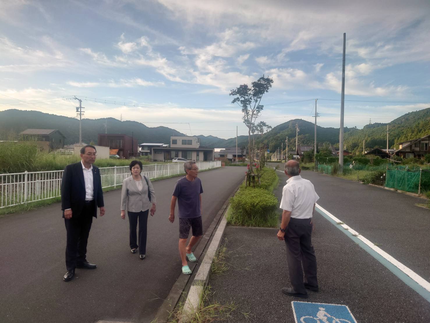 浜松市内で2会場の公明党支部会に参加