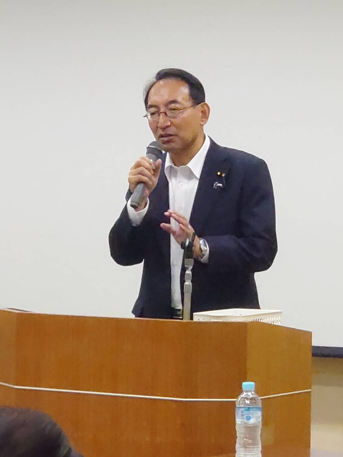 公明党浜松中第二支部会に、丸英之市議とともに出席