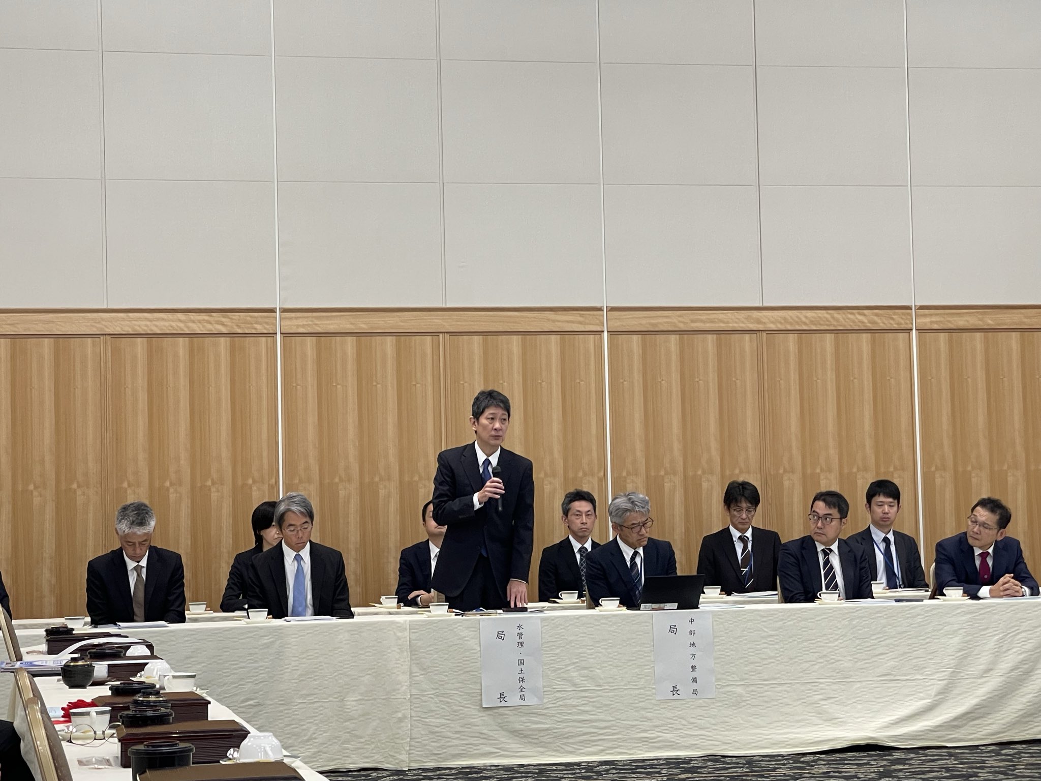 国土交通省中部地方整備局が管理する一級河川の治水事業の推進に向けて、自治体の首長の皆様からご要望を伺いました