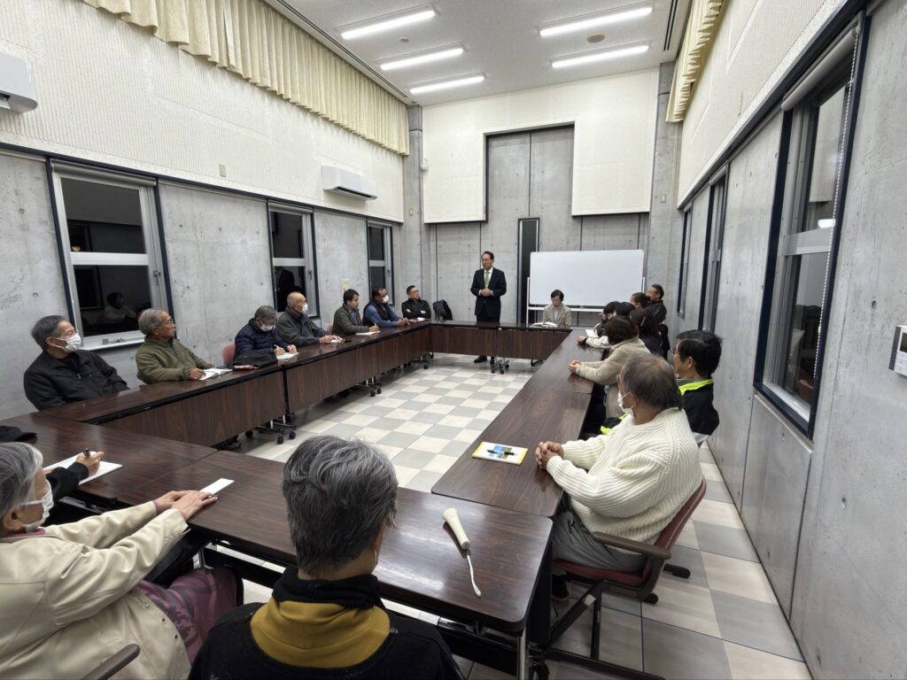 菊川市の織部ひとみ市議とともに、公明党菊川支部会に参加