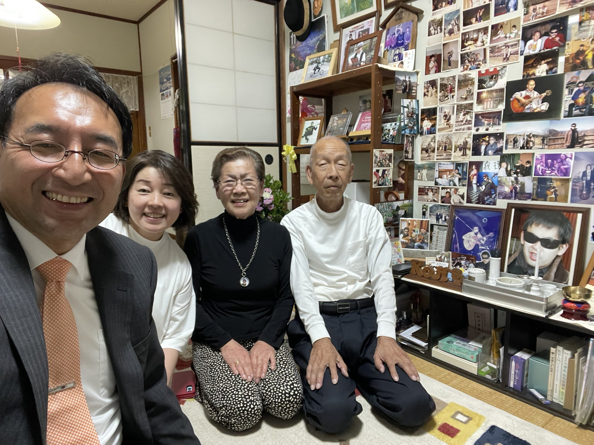 服部浩二君の元から出発