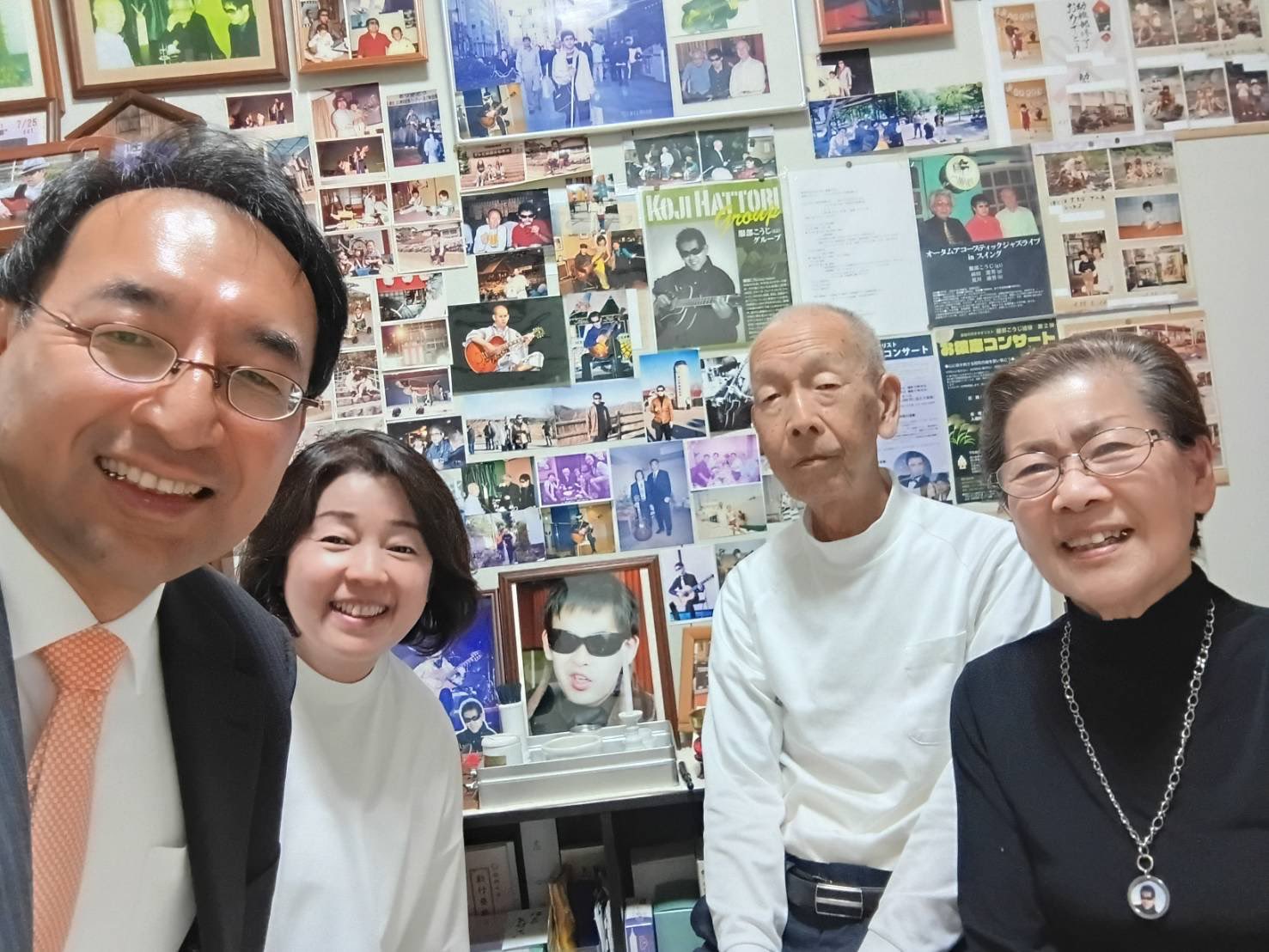 服部浩二君の元から出発