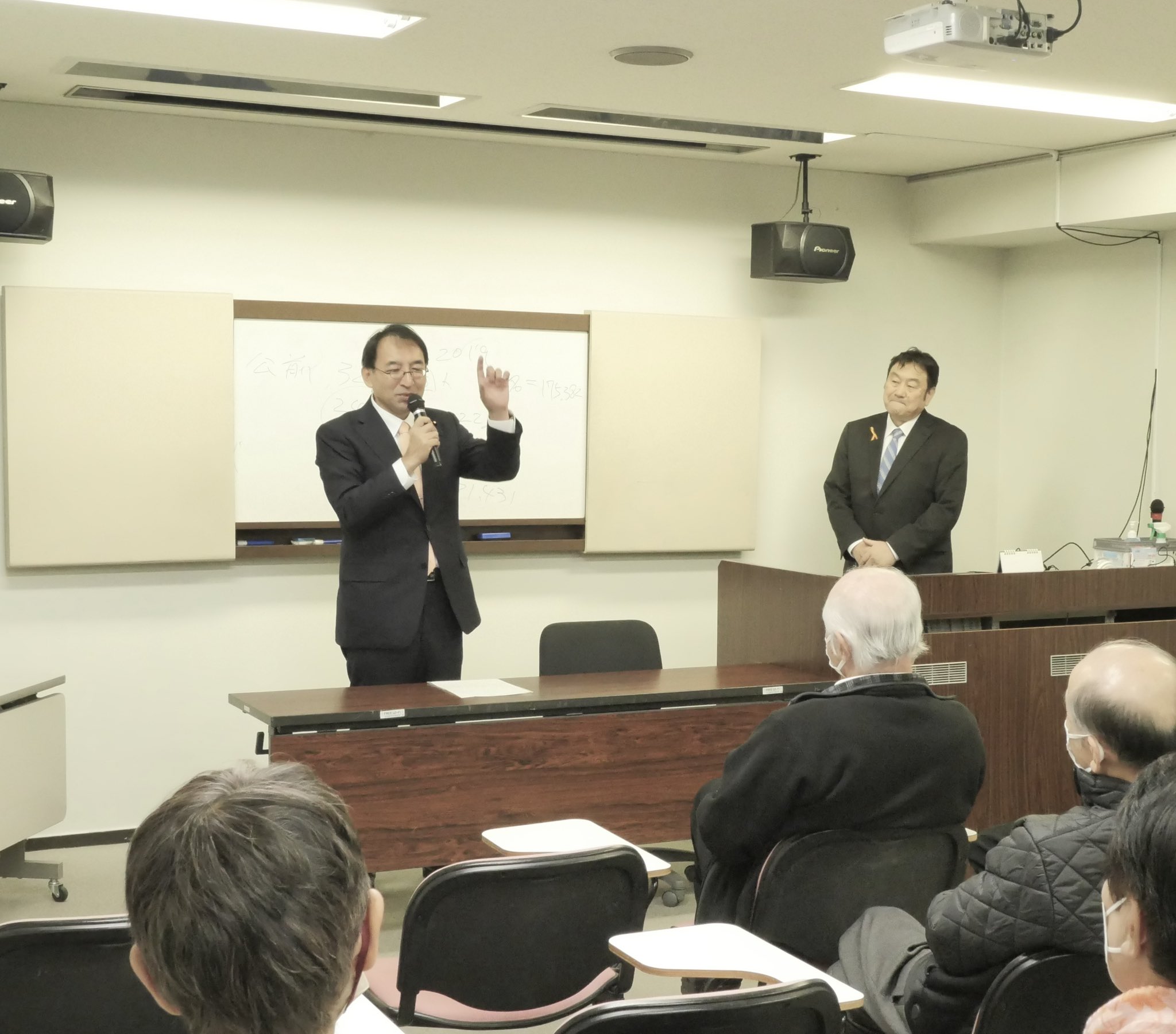 公明党熱海支部会（通称：水曜会）に 後藤雄一 市議とともに参加