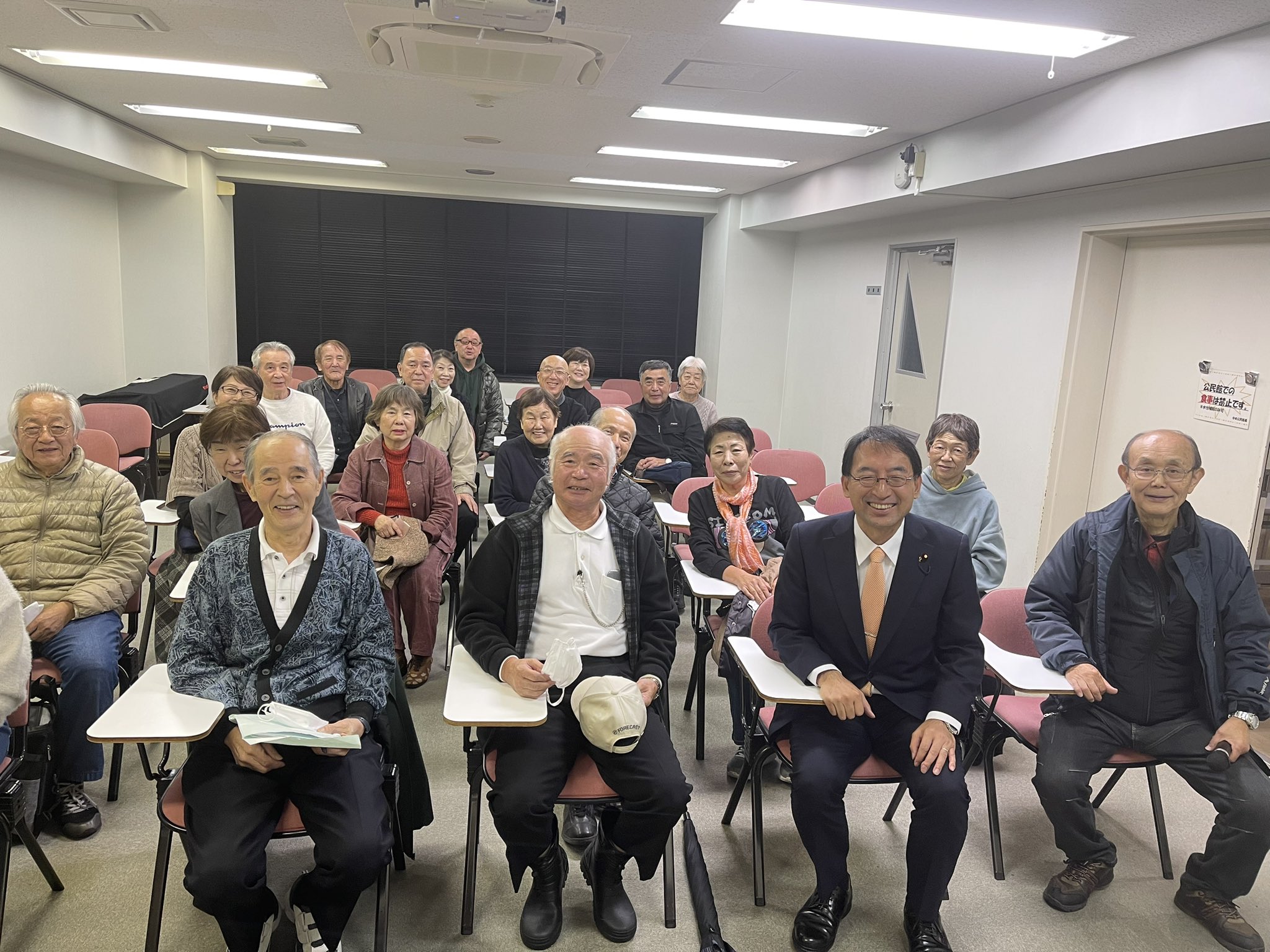 公明党熱海支部会（通称：水曜会）に 後藤雄一 市議とともに参加