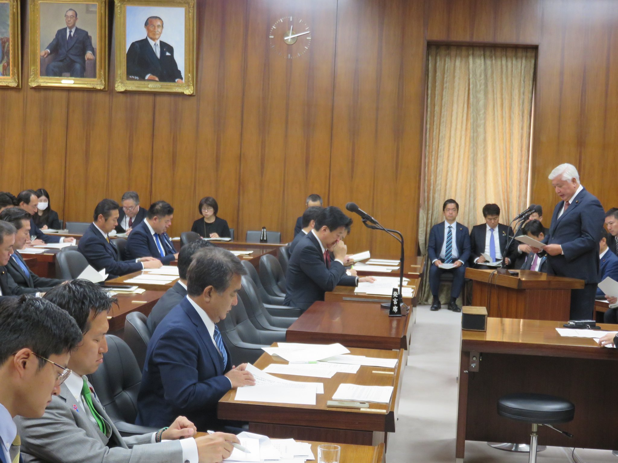 衆議院安全保障委員会が開かれ、関係する #中谷元 防衛大臣が所信を述べられました