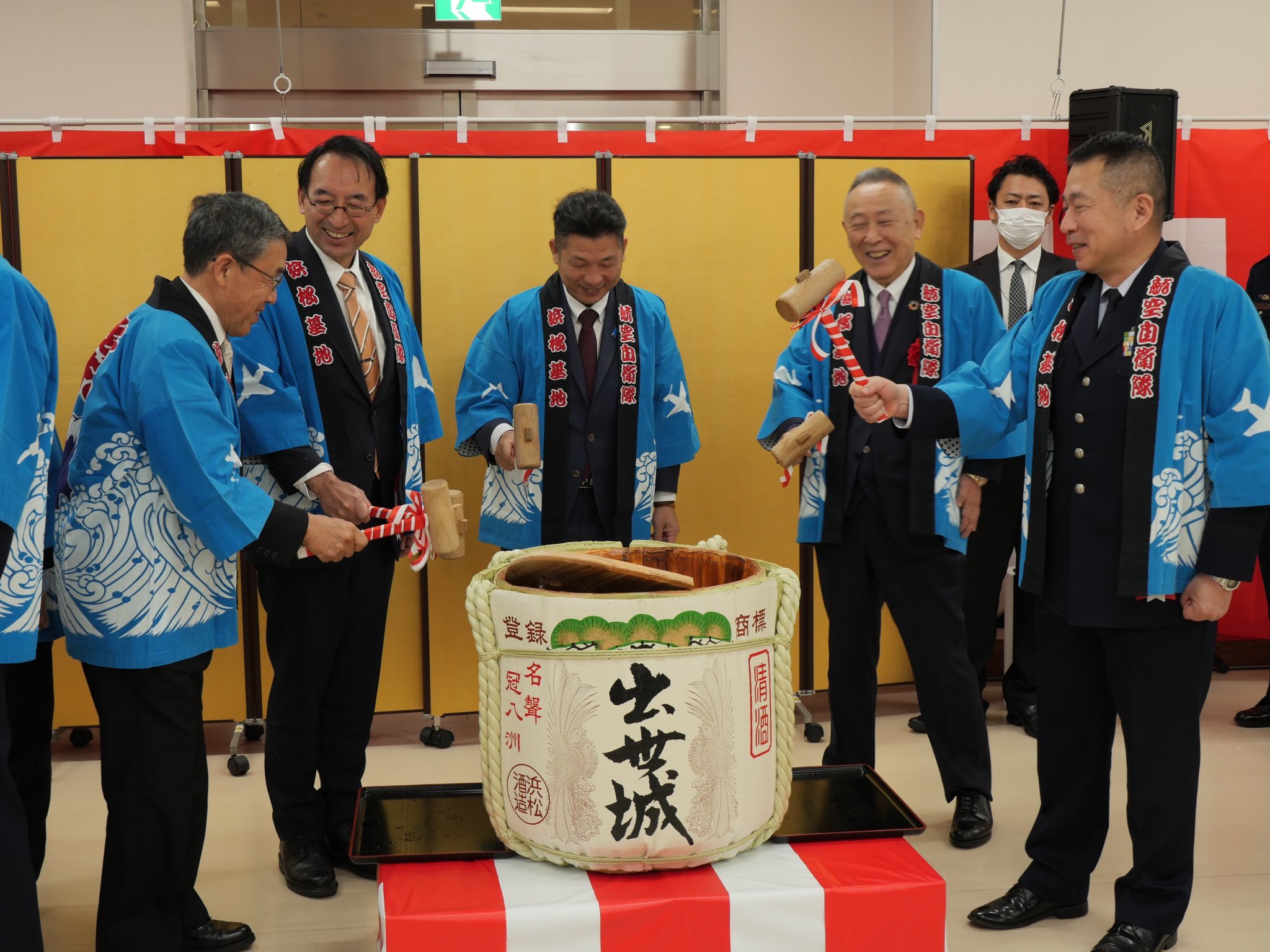 航空自衛隊浜松基地の賀詞交換会にお招きいただきました