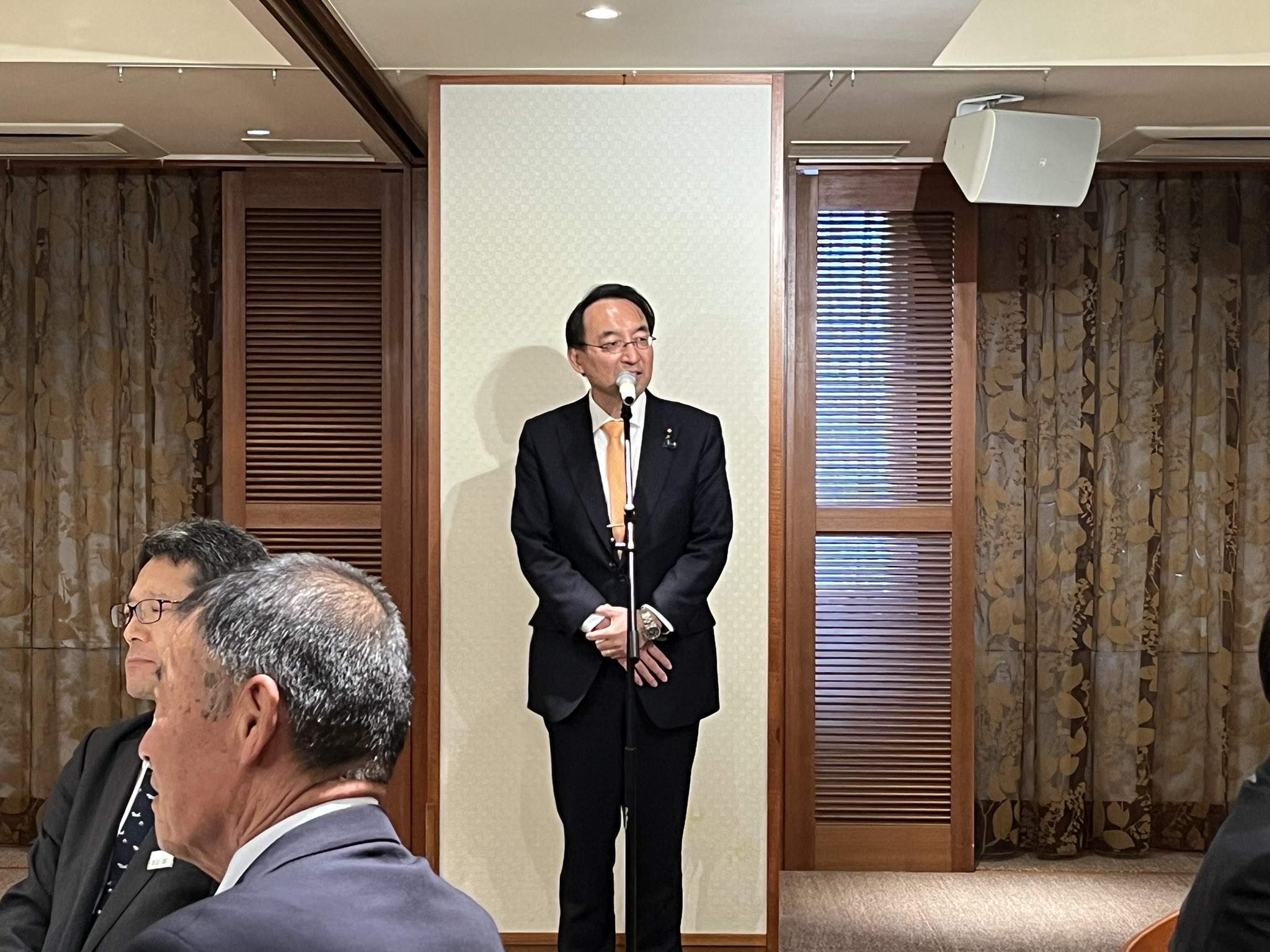 静岡県交通基盤部OB会（五月功友会）でご挨拶