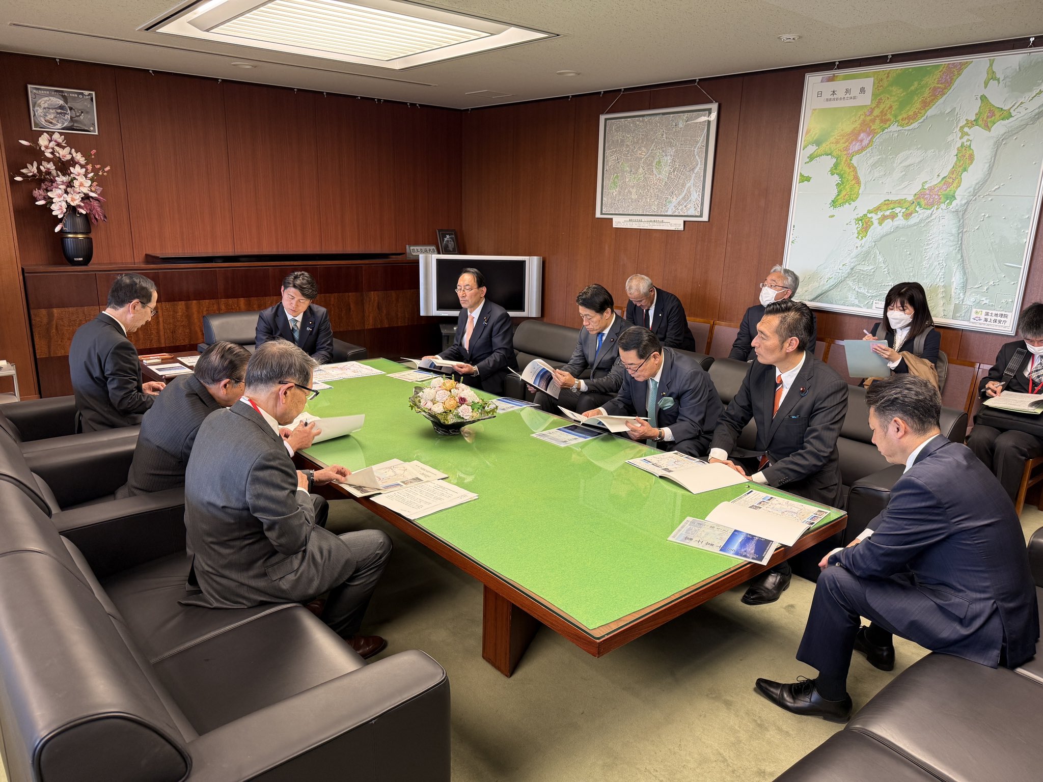 富士富士宮道路建設促進　国交大臣要望