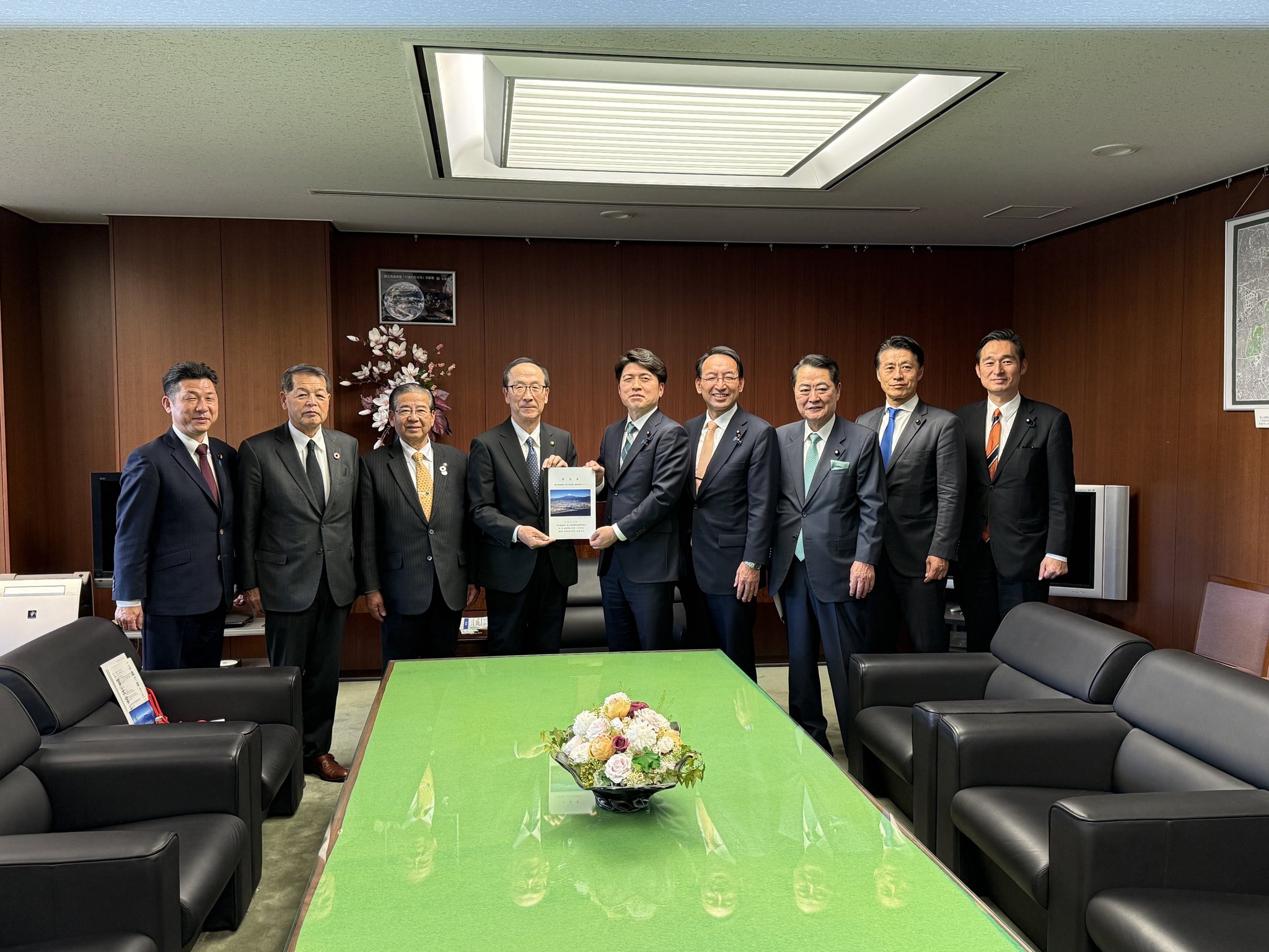 富士富士宮道路建設促進　国交大臣要望